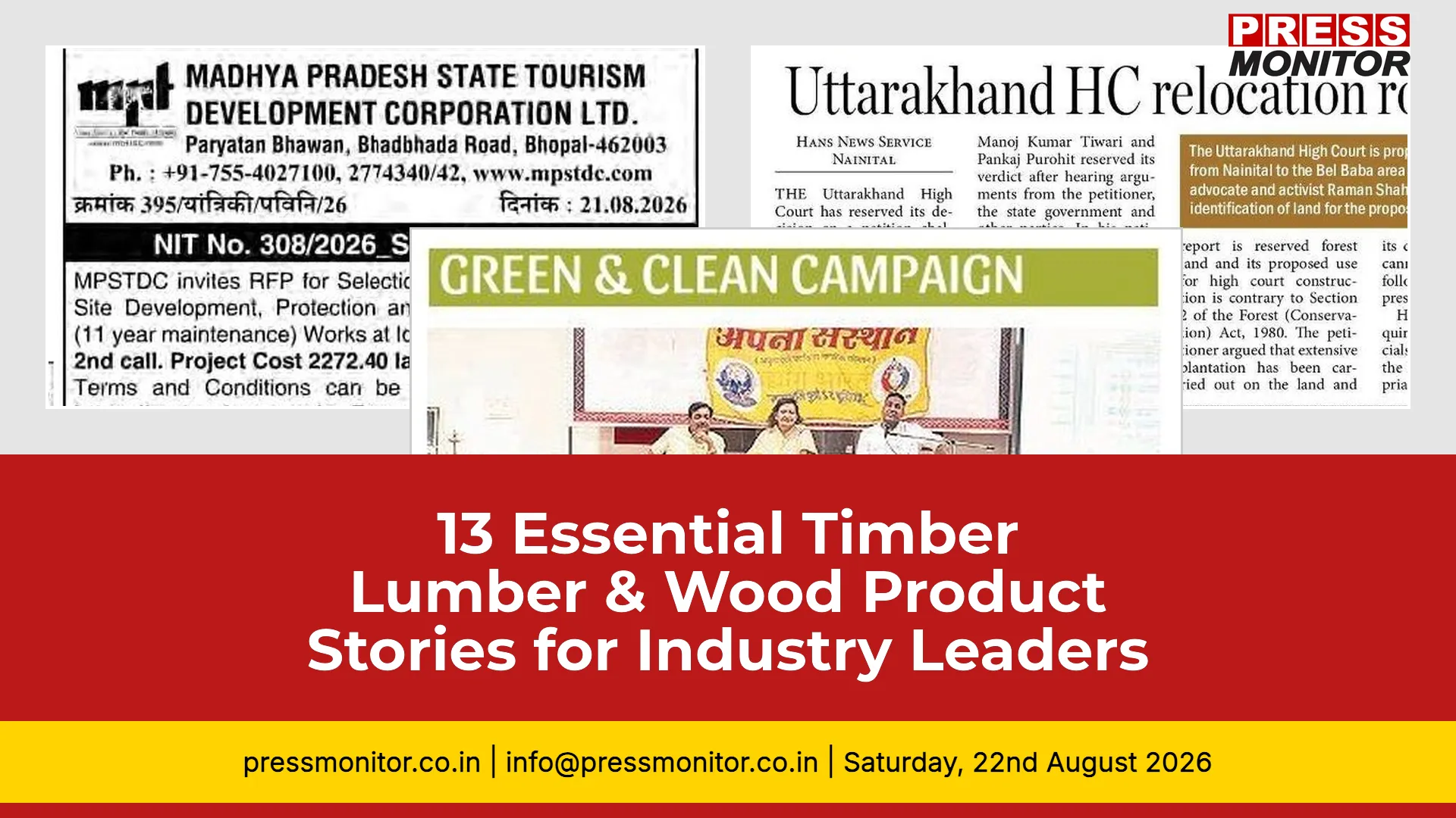 13 Essential Timber, Lumber & Wood Product Stories for Industry Leaders