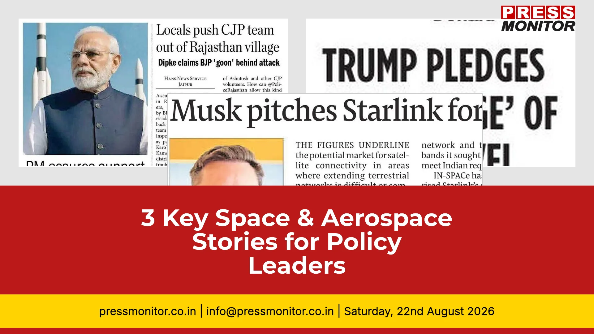 3 Key Space & Aerospace Stories for Policy Leaders