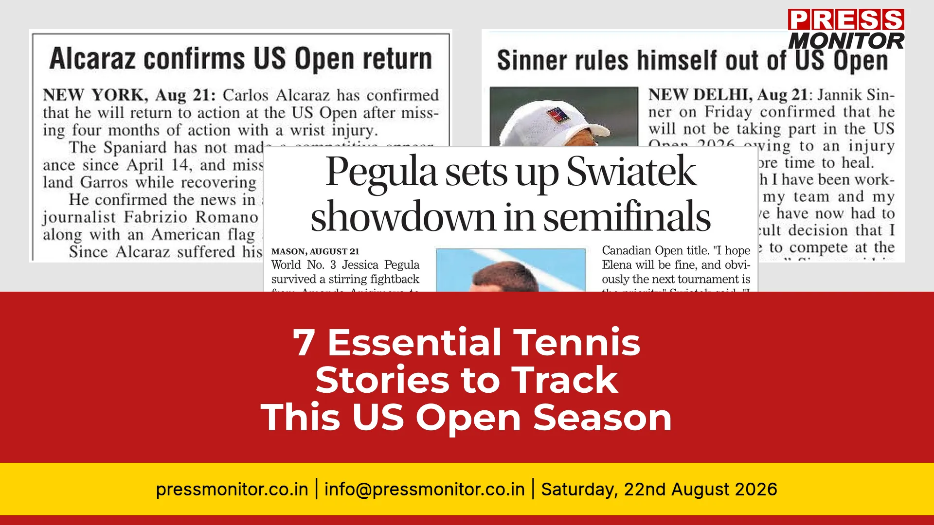 7 Essential Tennis Stories to Track This US Open Season