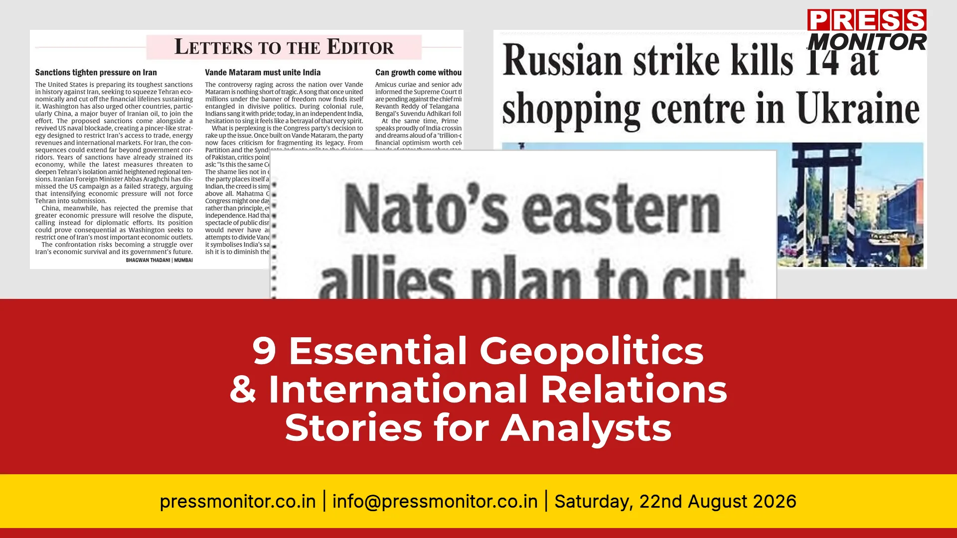 9 Essential Geopolitics & International Relations Stories for Foreign Policy Analysts