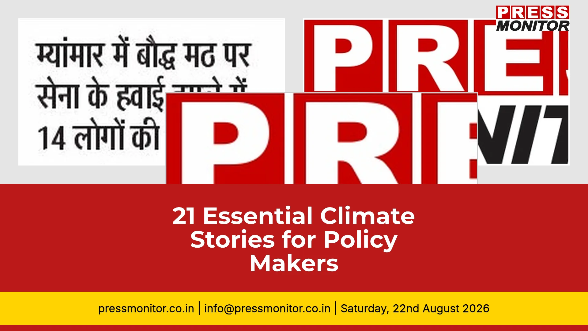 21 Essential Climate Stories for Policy Makers