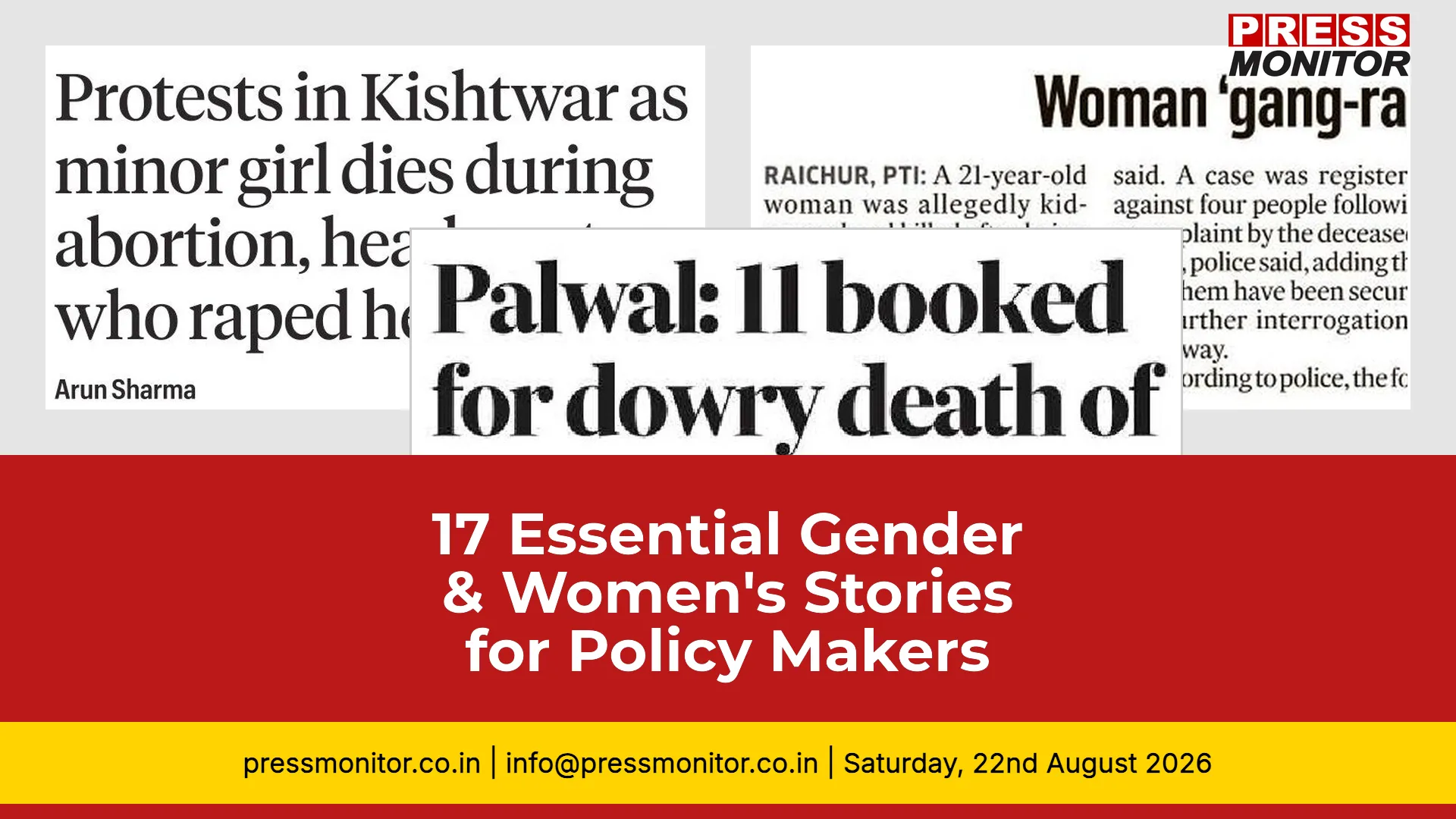 17 Essential Gender & Women's Stories for Policy Makers