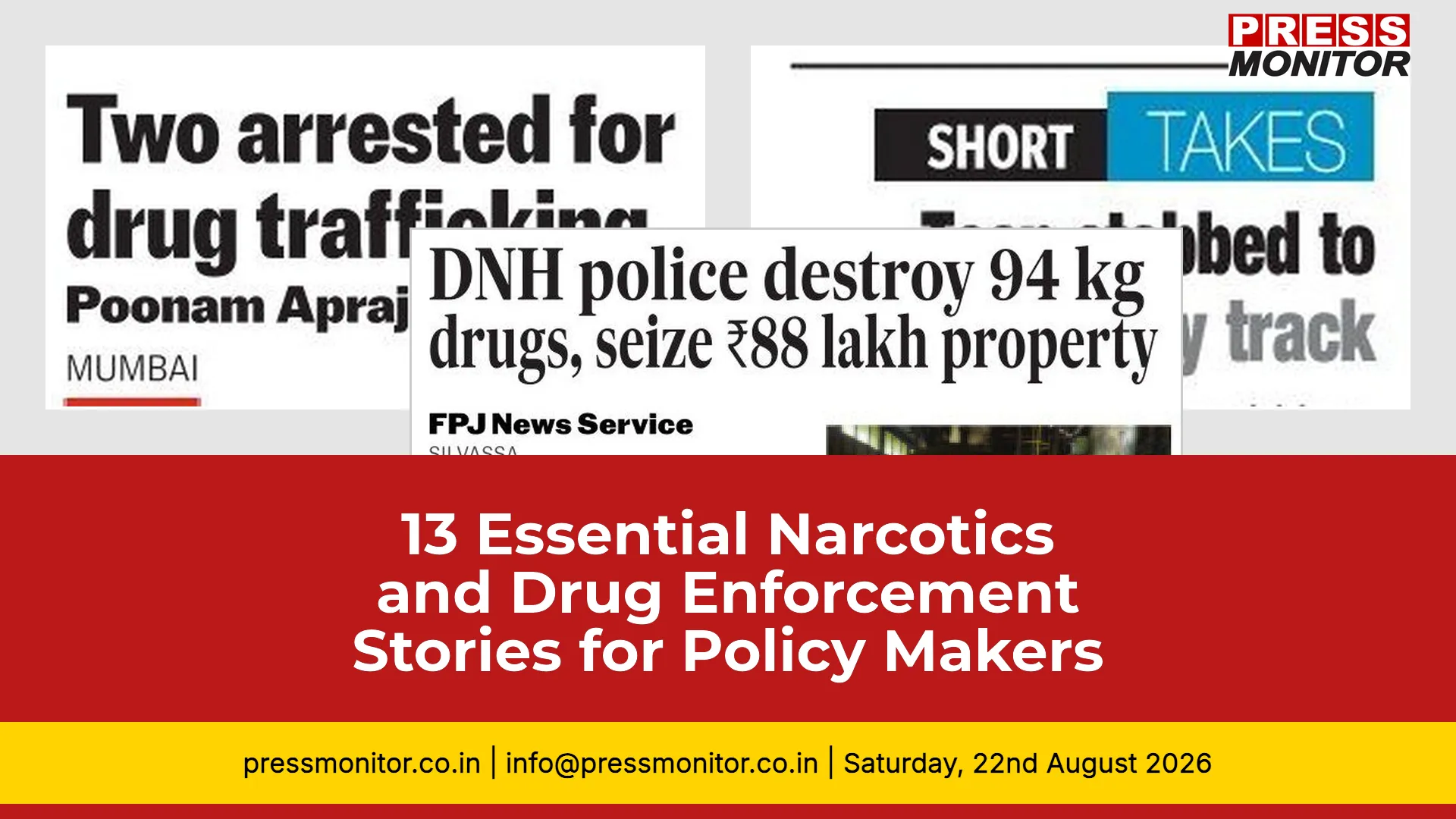 13 Essential Narcotics and Drug Enforcement Stories for Policy Makers