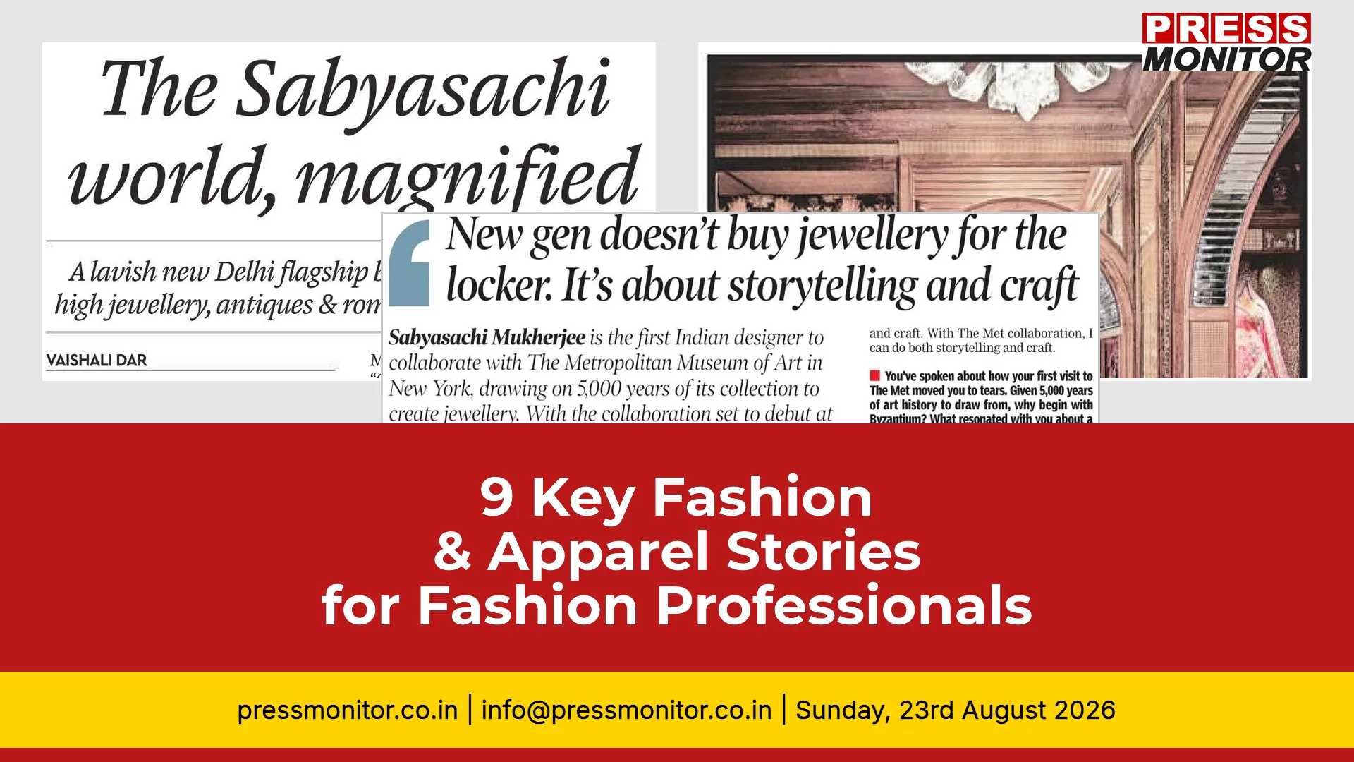 9 Key Fashion & Apparel Stories for Fashion Professionals