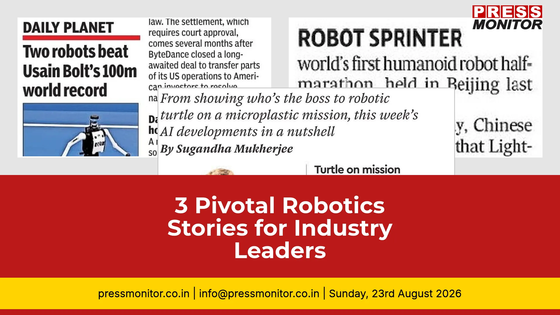 3 Pivotal Robotics Stories for Industry Leaders