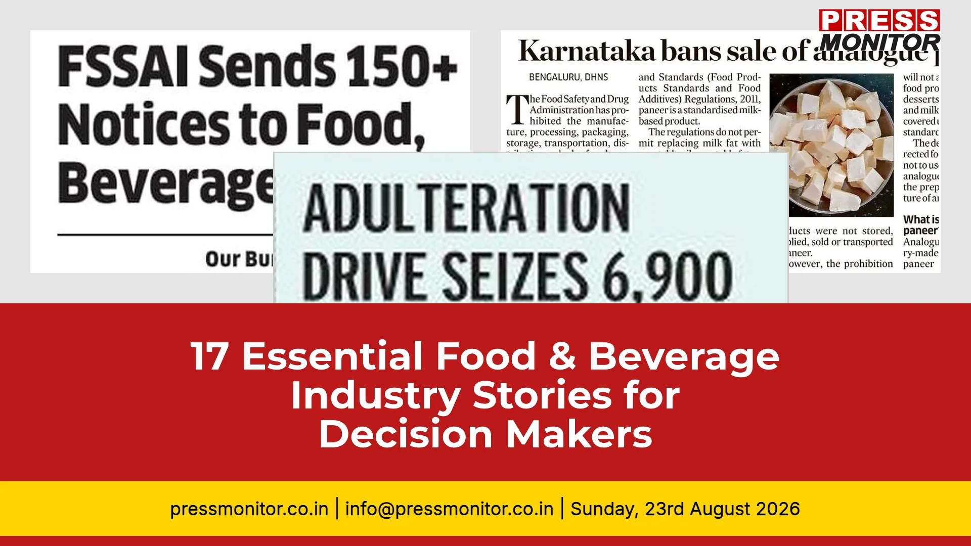 17 Essential Food & Beverage Industry Stories for Decision Makers