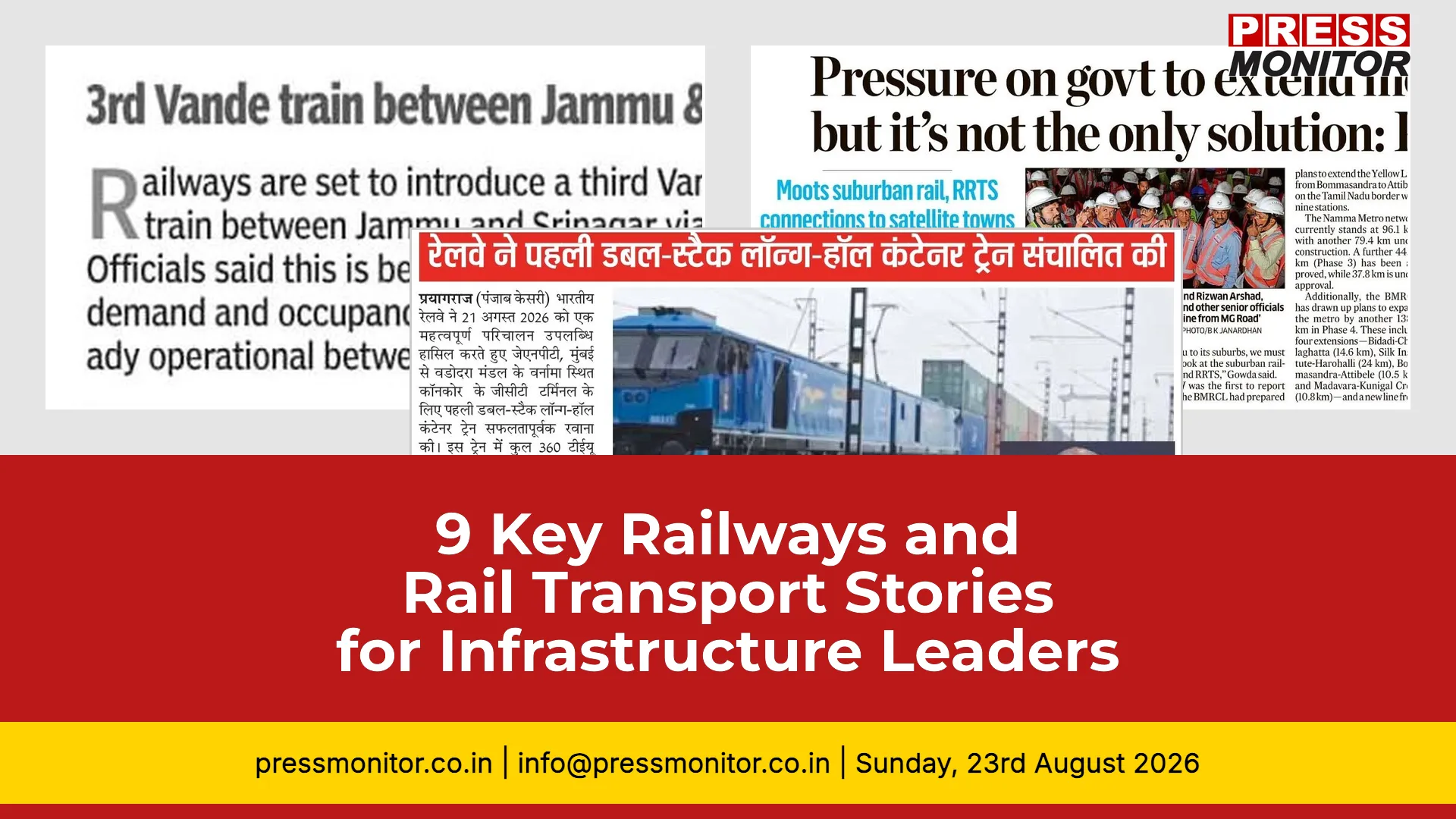 9 Key Railways and Rail Transport Stories for Infrastructure Leaders