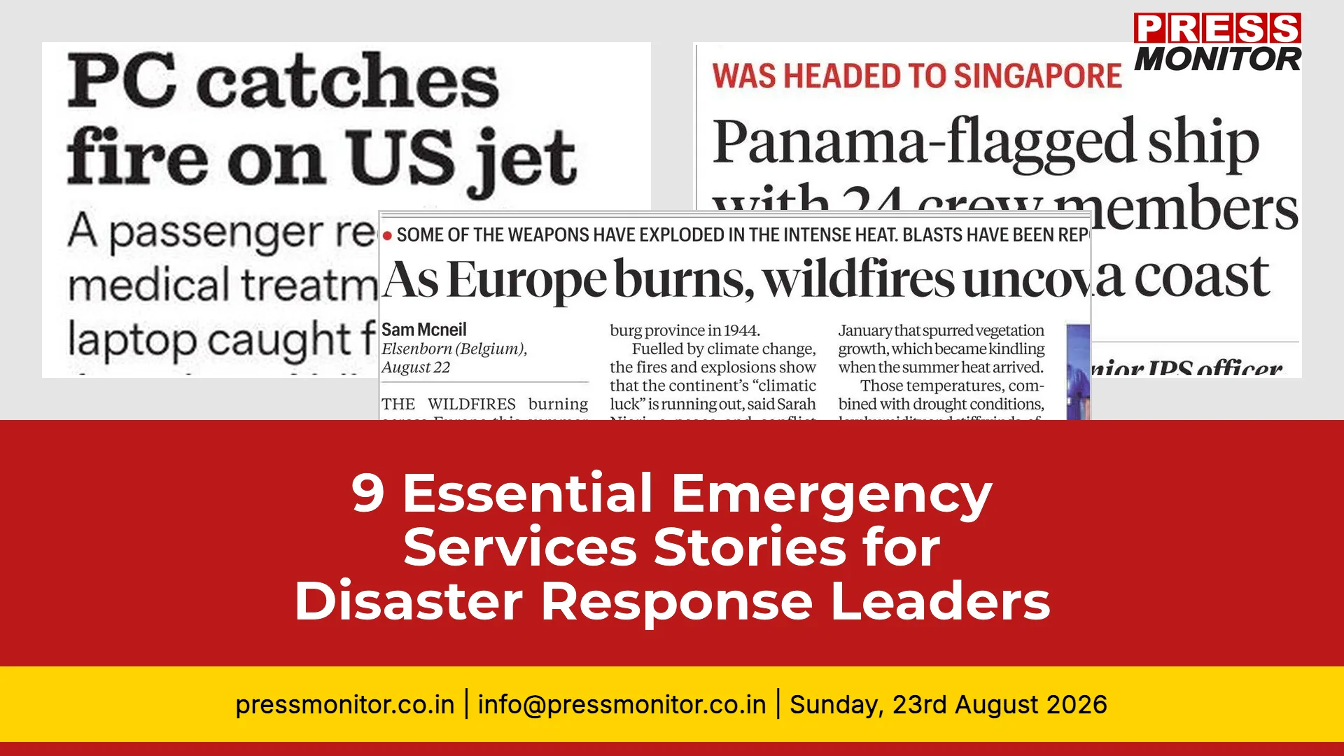9 Essential Emergency Services Stories for Disaster Response Leaders