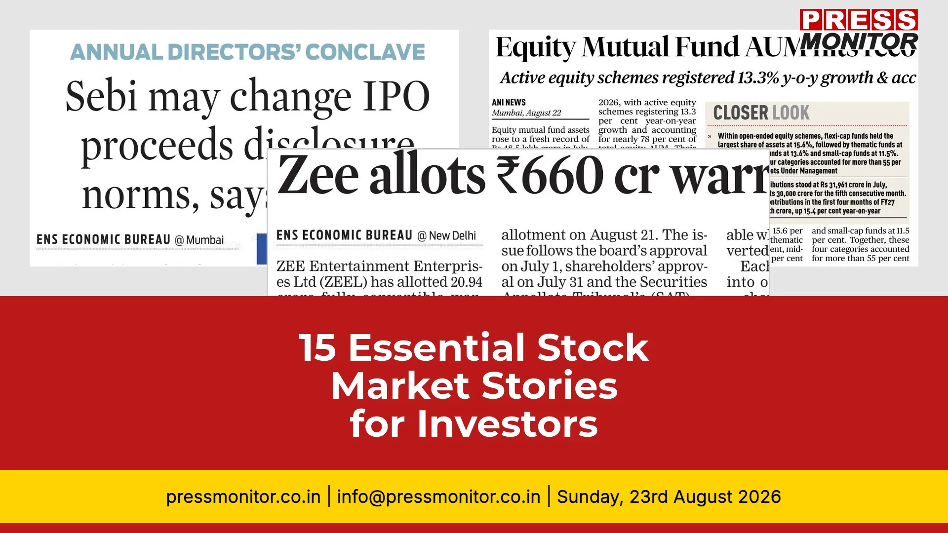 15 Essential Stock Market Stories for Investors