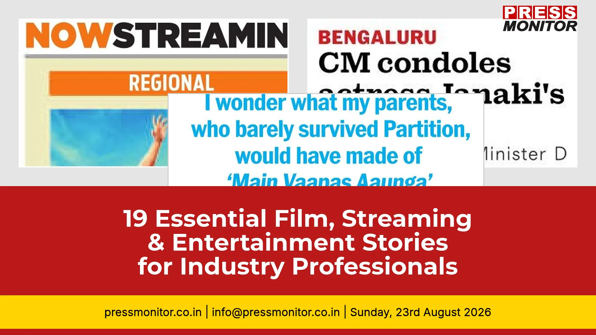 19 Essential Film, Streaming & Entertainment Stories for Industry Professionals