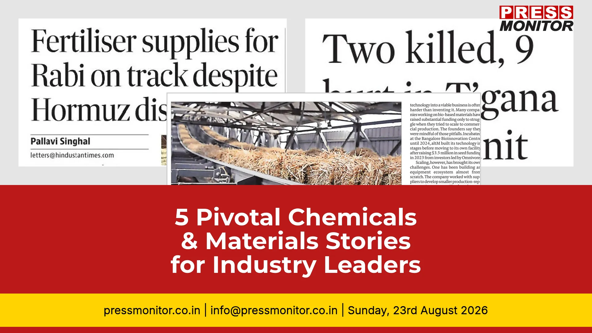 5 Pivotal Chemicals & Materials Stories for Industry Leaders