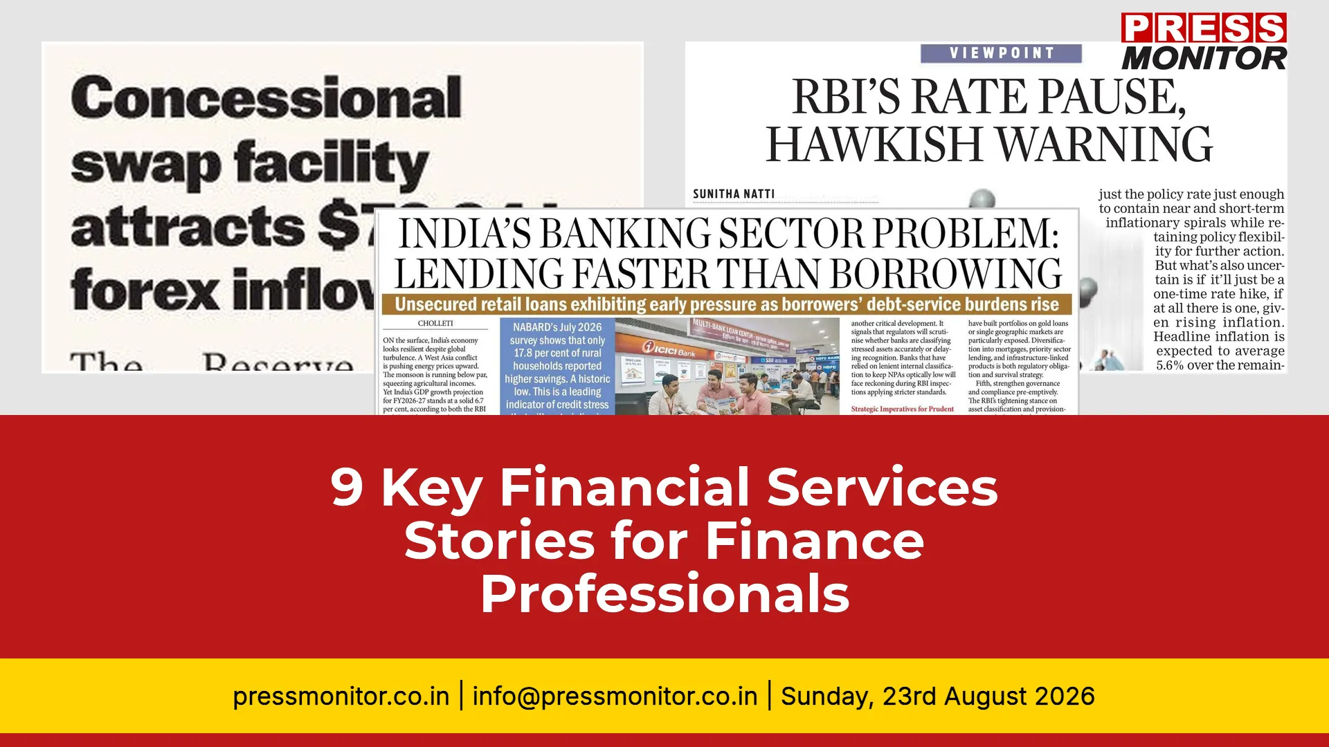 9 Key Financial Services Stories for Finance Professionals