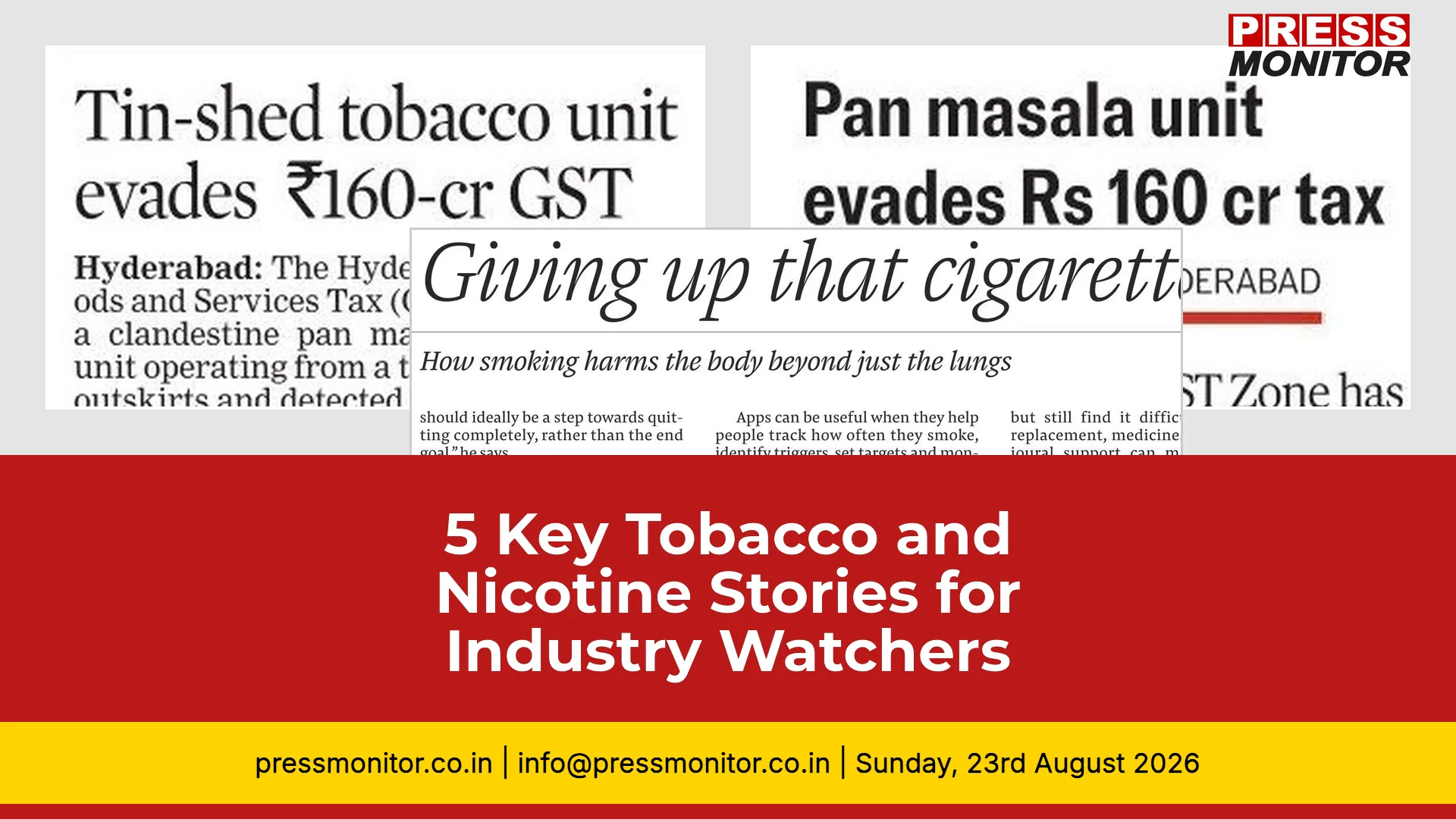 5 Key Tobacco and Nicotine Stories for Industry Watchers