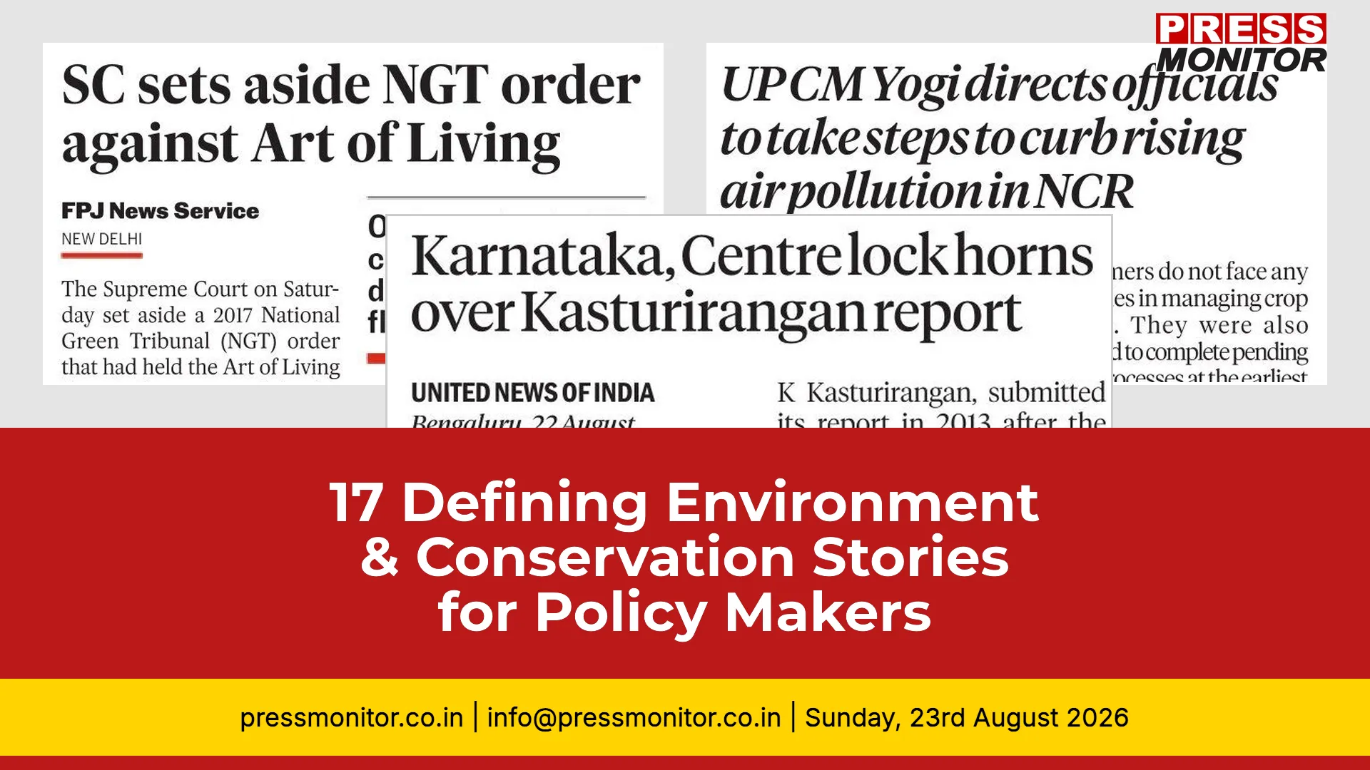 17 Defining Environment & Conservation Stories for Policy Makers