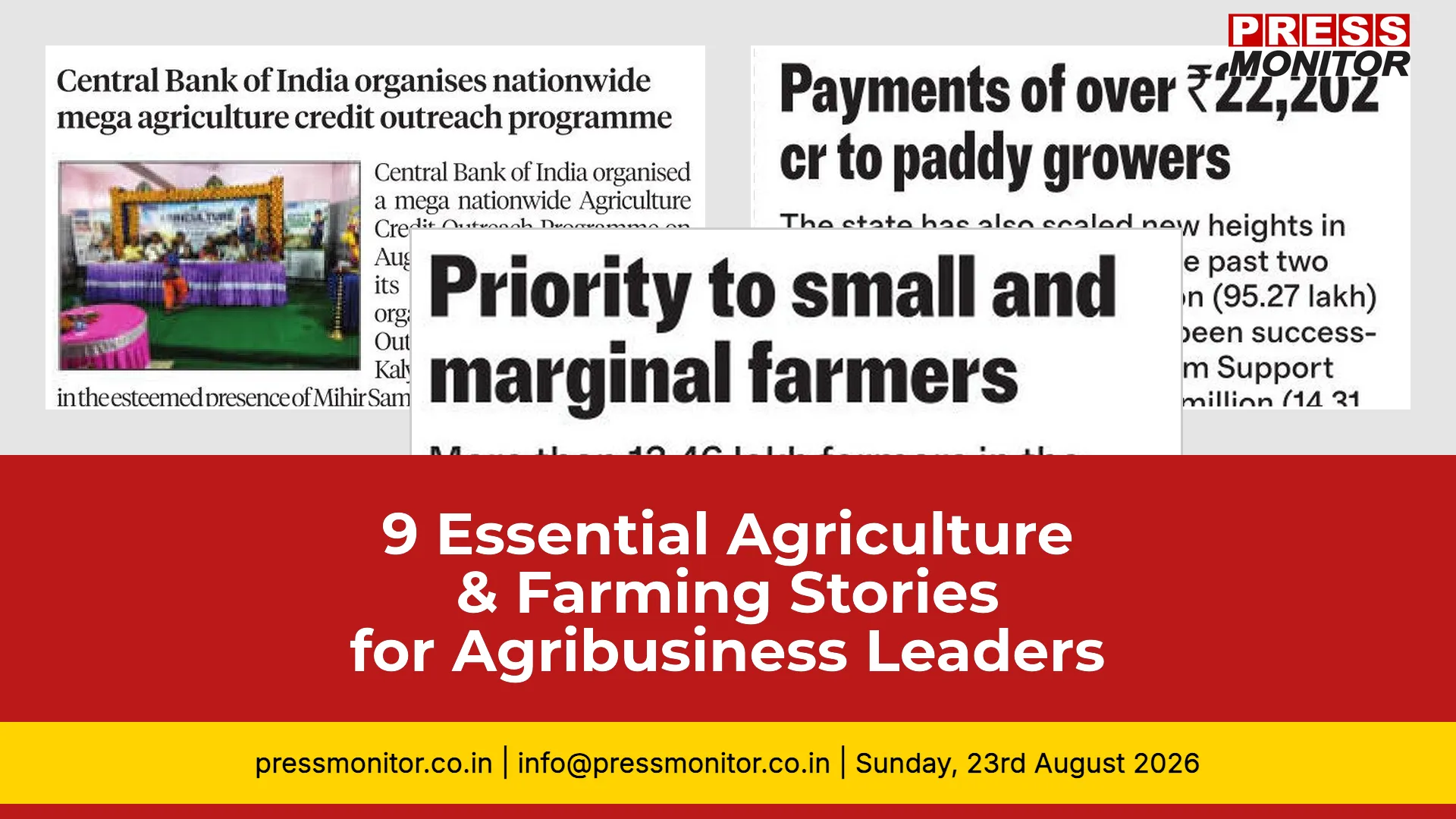 9 Essential Agriculture & Farming Stories for Agribusiness Leaders