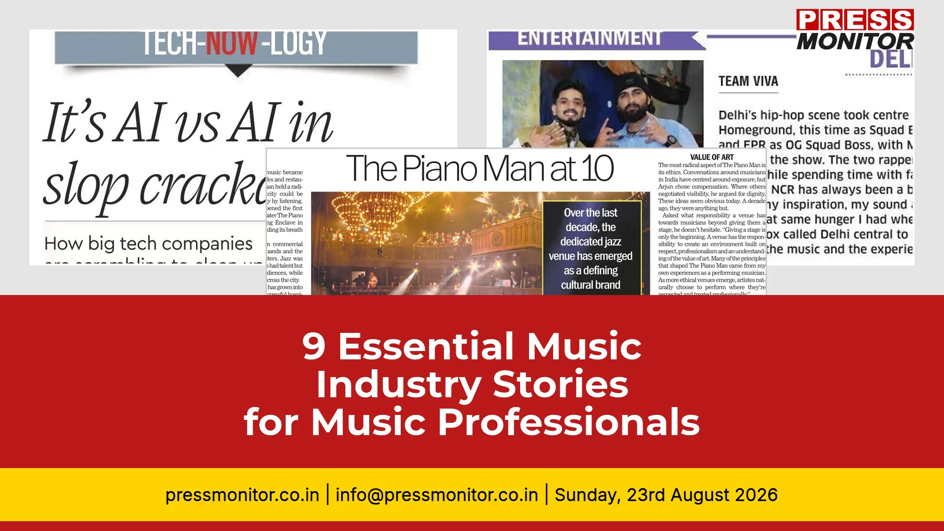 9 Essential Music Industry Stories for Music Professionals
