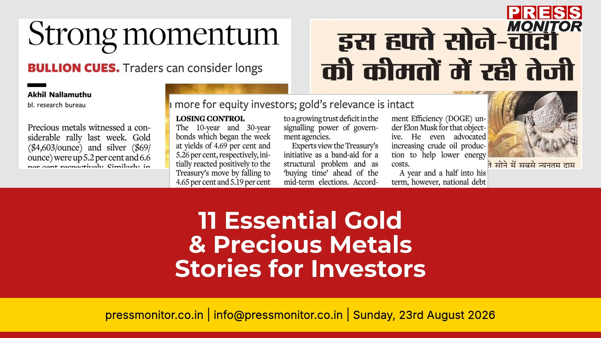 11 Essential Gold & Precious Metals Stories for Investors