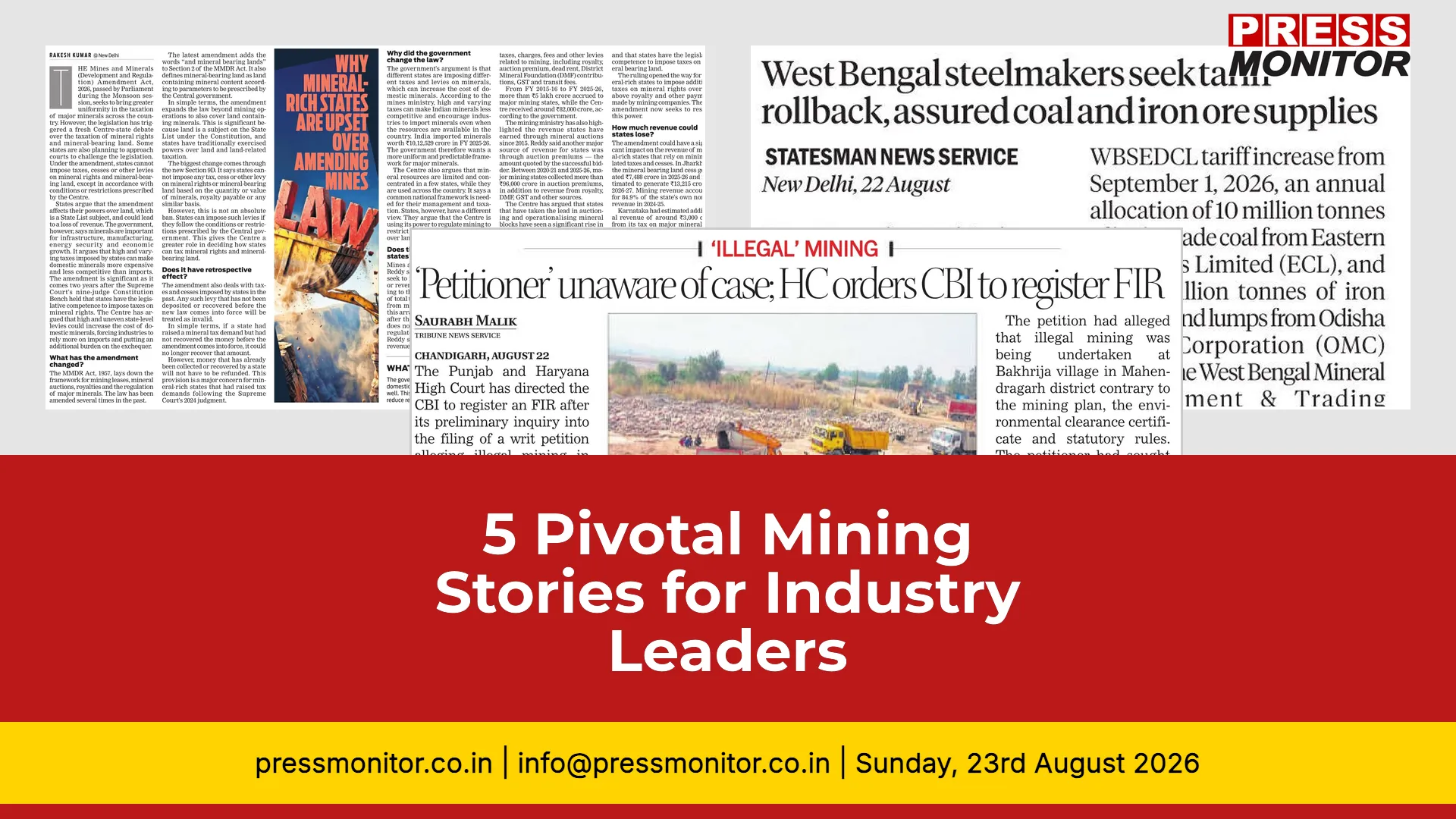 5 Pivotal Mining Stories for Industry Leaders