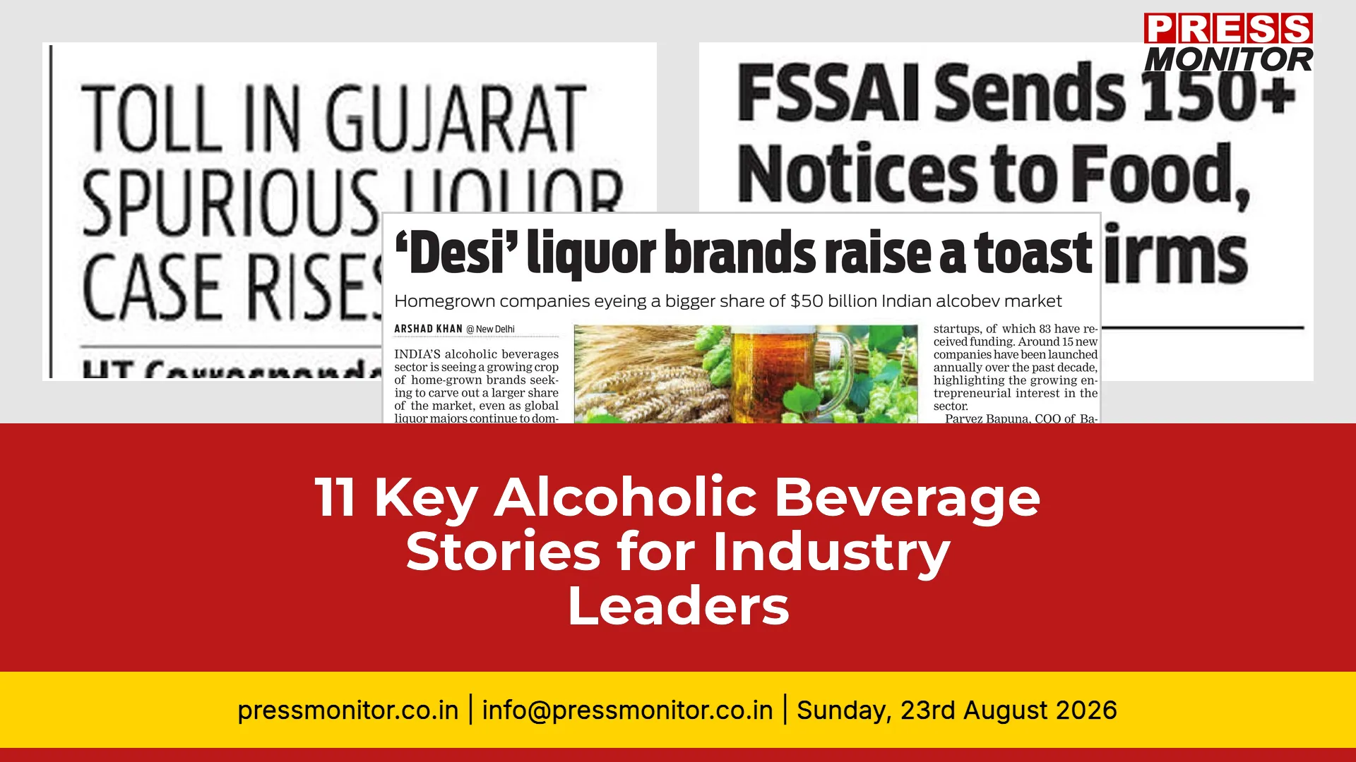 11 Key Alcoholic Beverage Stories for Industry Leaders
