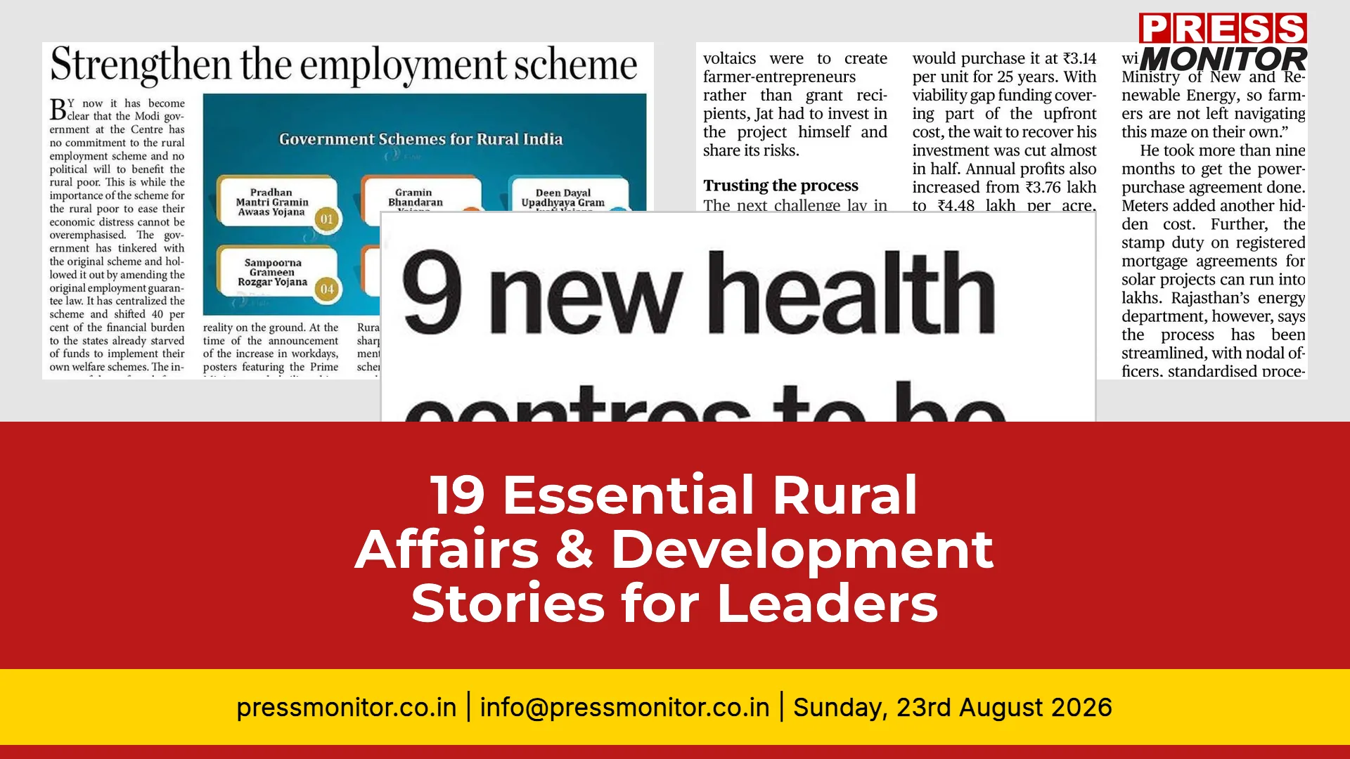 19 Essential Rural Affairs & Development Stories for Policy Leaders