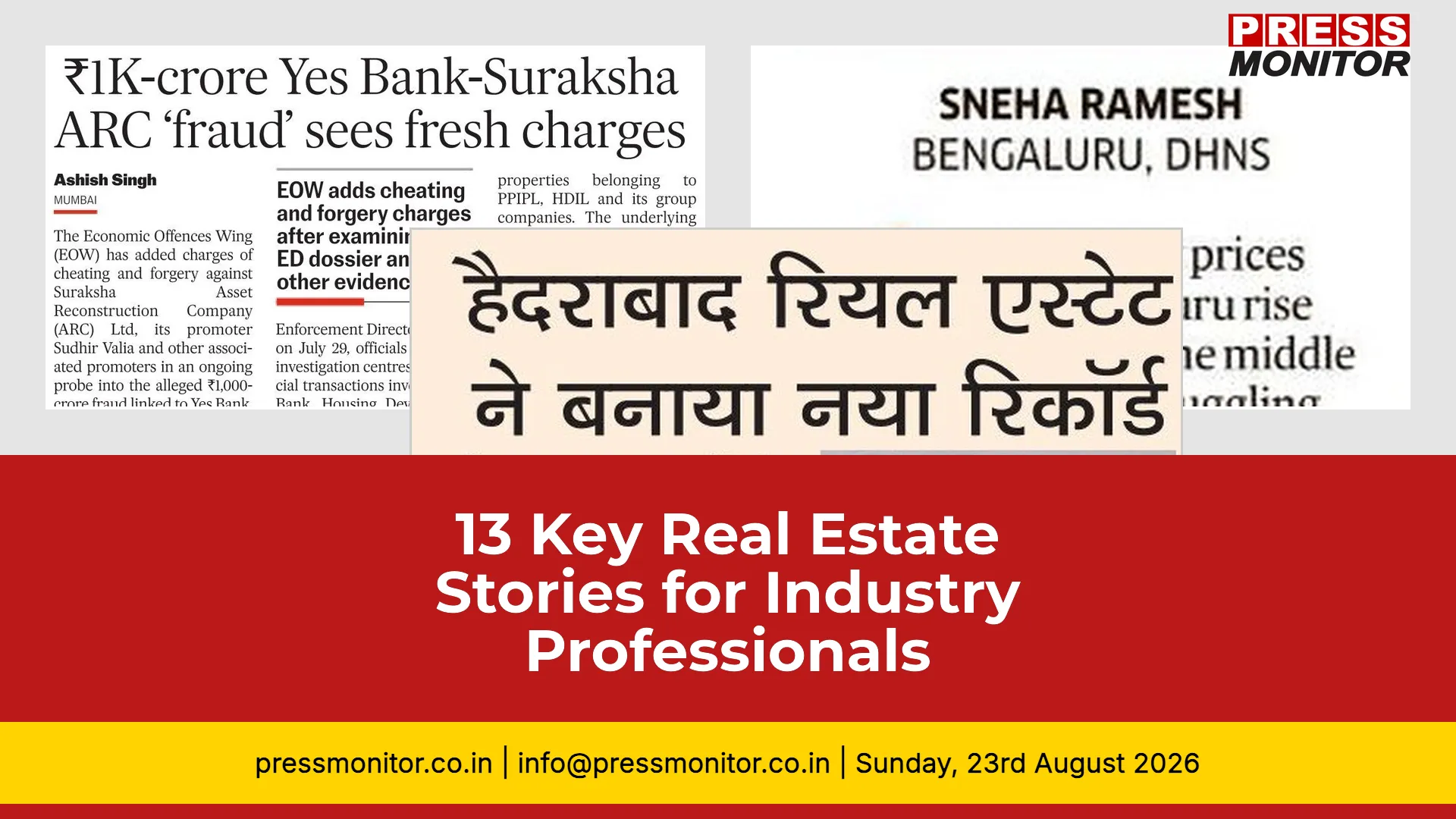 13 Key Real Estate Stories for Industry Professionals
