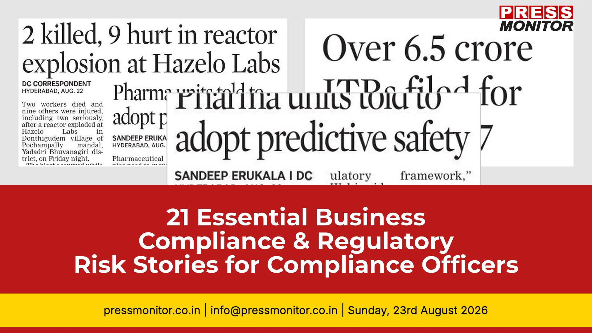 21 Essential Business Compliance & Regulatory Risk Stories for Compliance Officers
