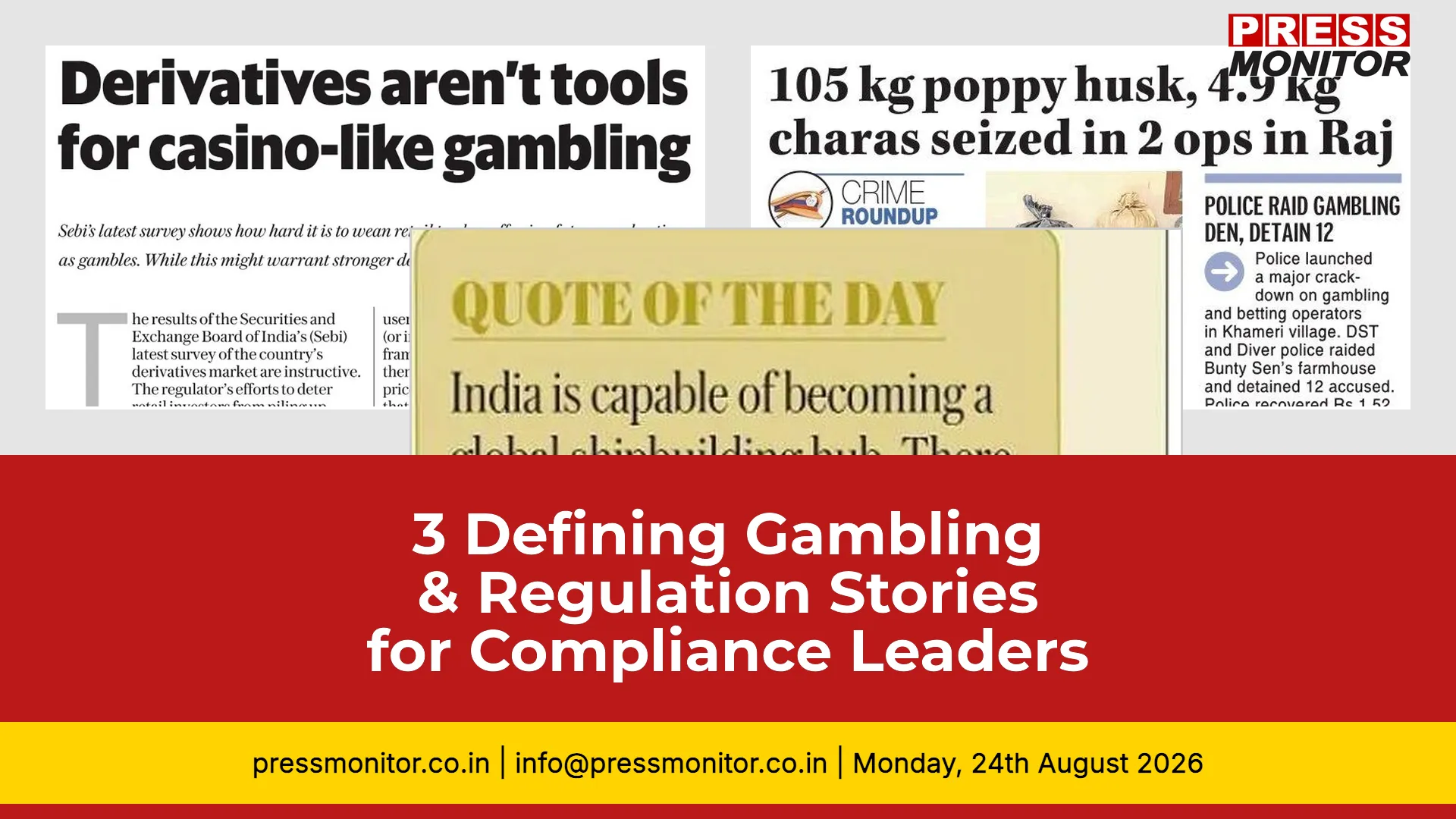 3 Defining Gambling & Regulation Stories for Compliance Leaders