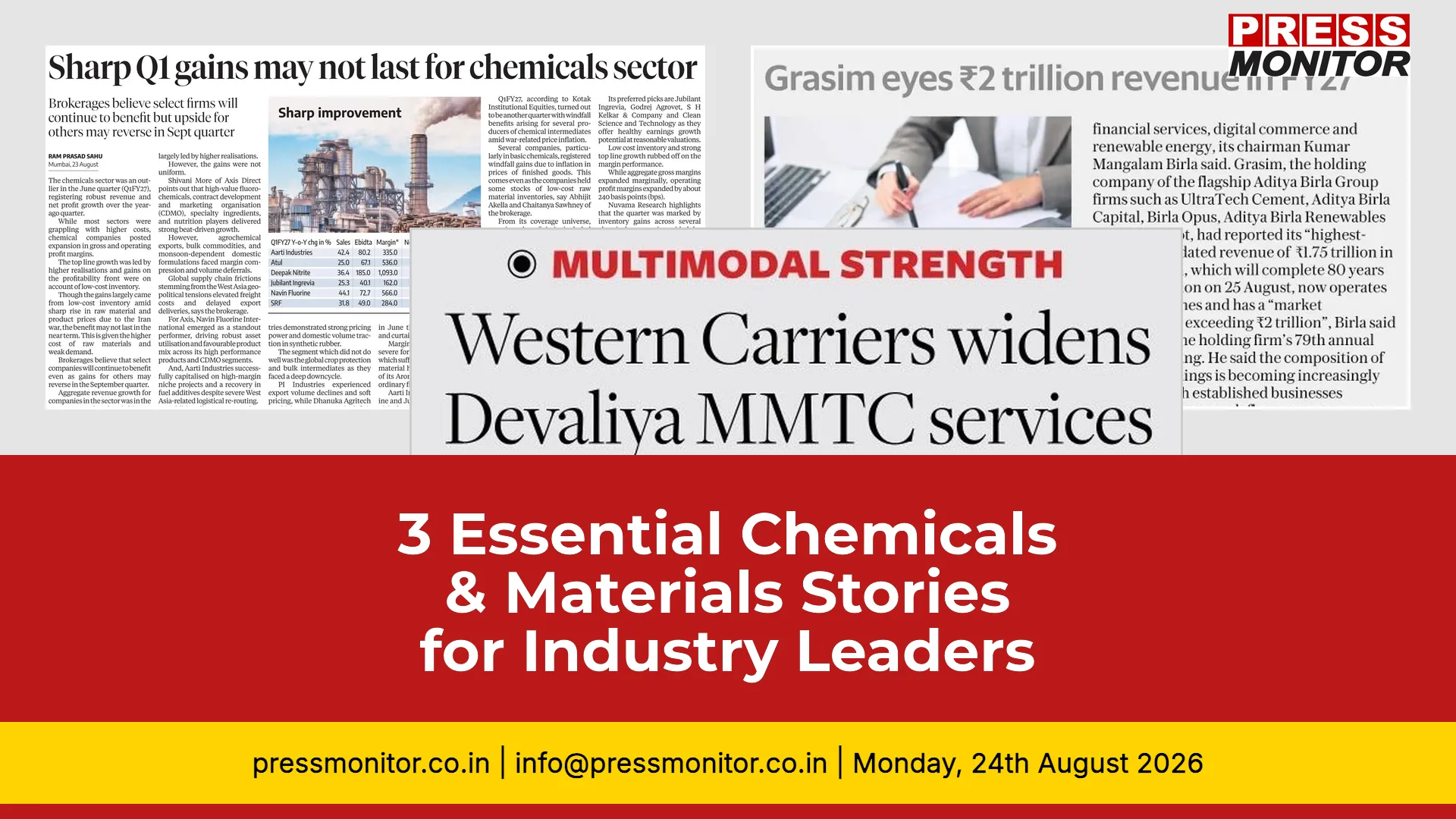 3 Essential Chemicals & Materials Stories for Industry Leaders