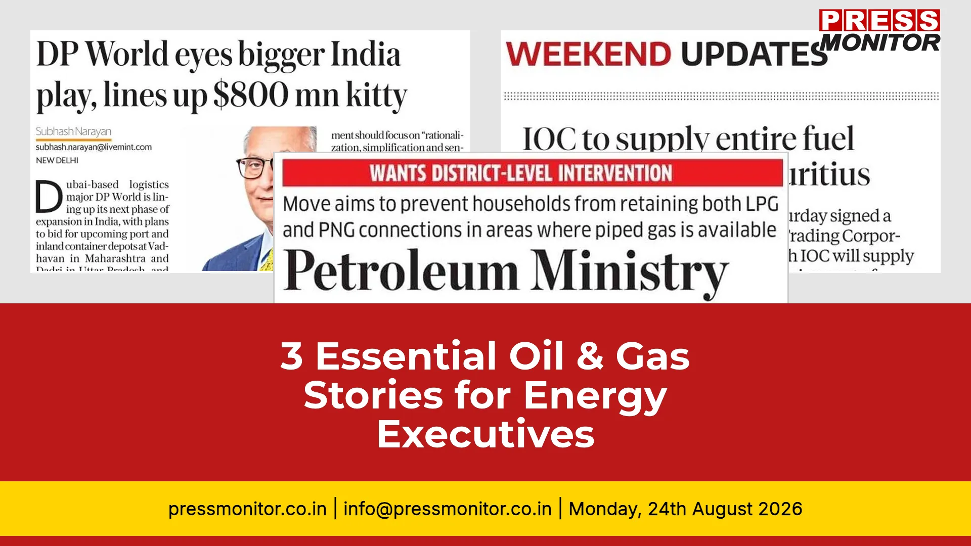 3 Essential Oil & Gas Stories for Energy Executives