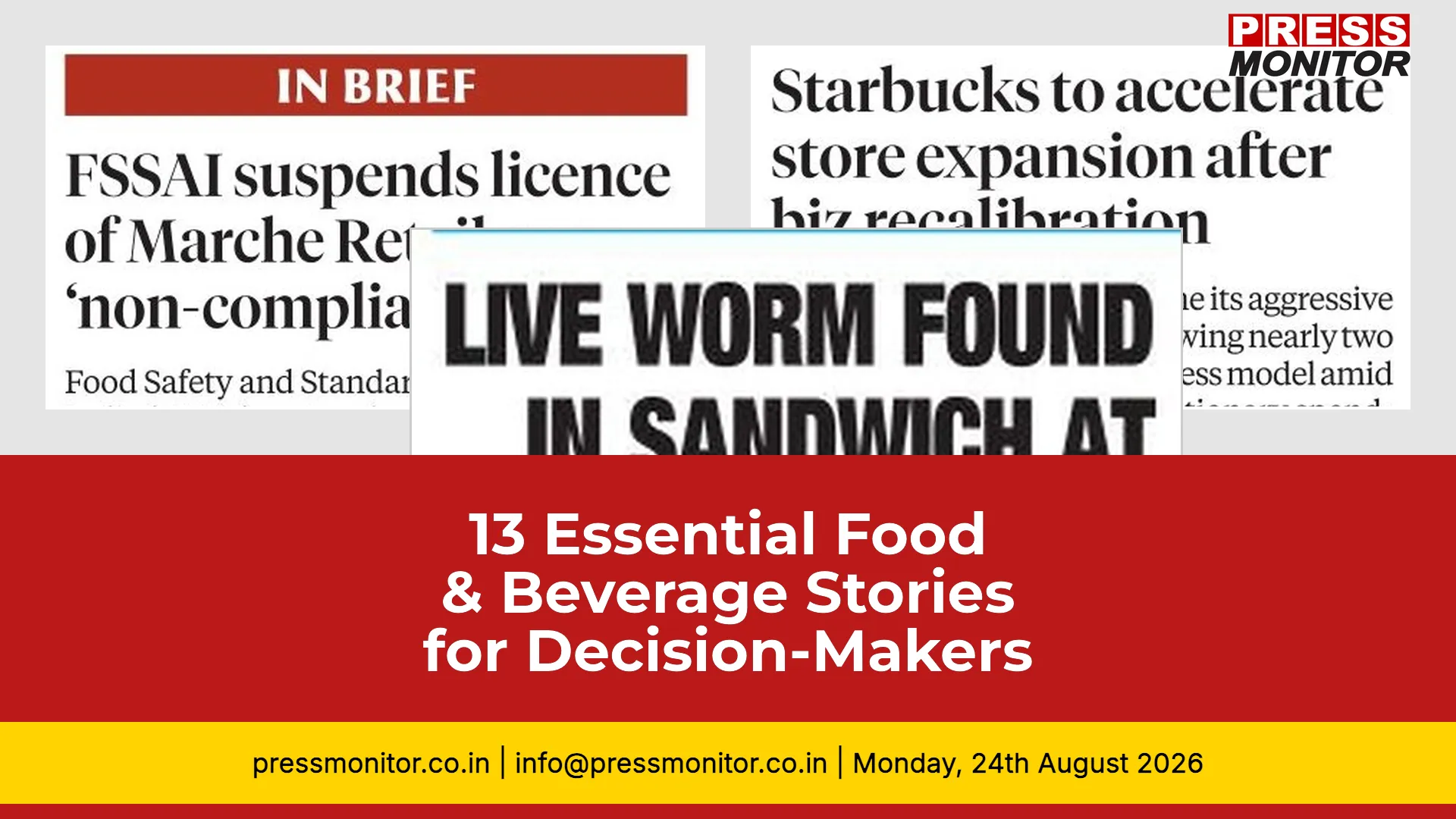 13 Essential Food & Beverage Industry Stories for Decision-Makers