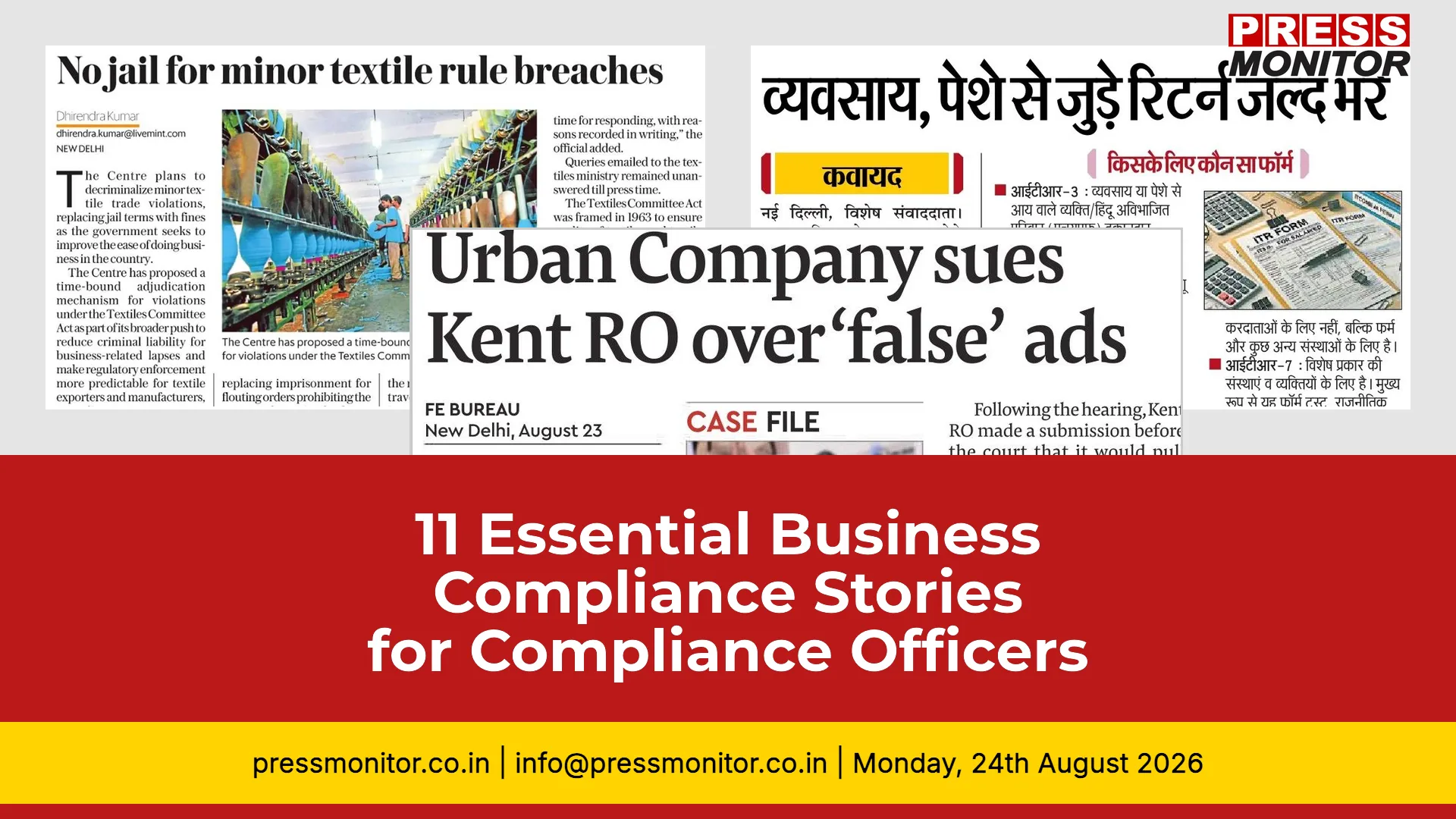 11 Essential Business Compliance Stories for Compliance Officers