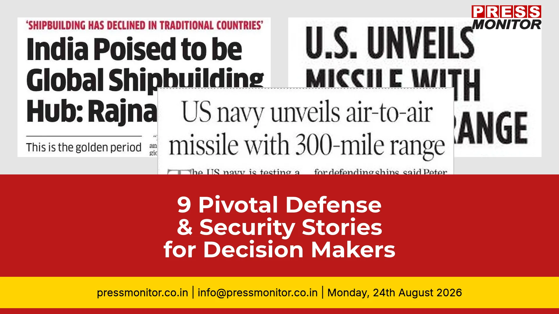 9 Pivotal Defense & Security Stories for Decision Makers