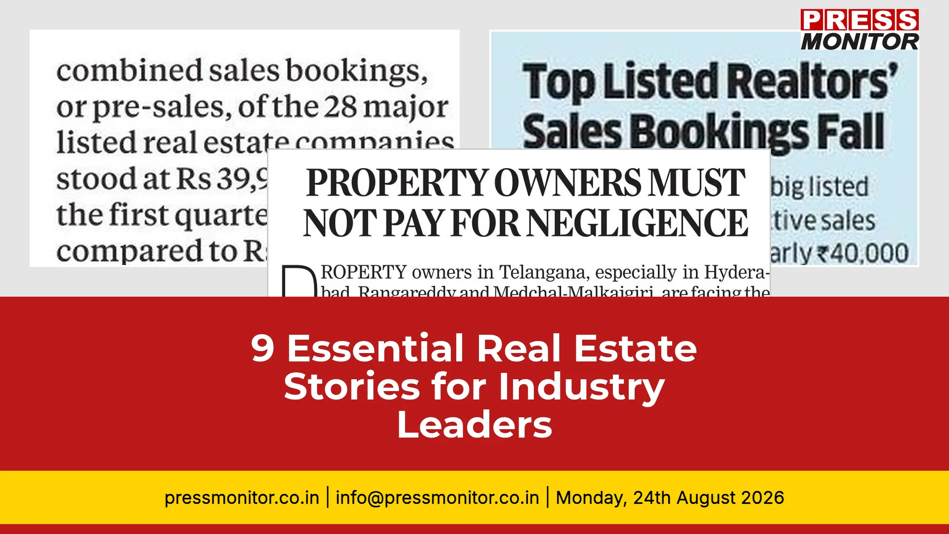 9 Essential Real Estate Stories for Industry Leaders