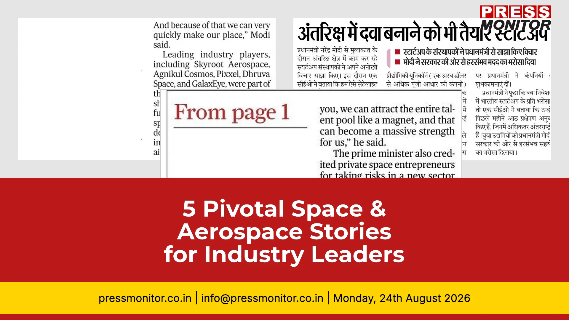 5 Pivotal Space & Aerospace Stories for Industry Leaders