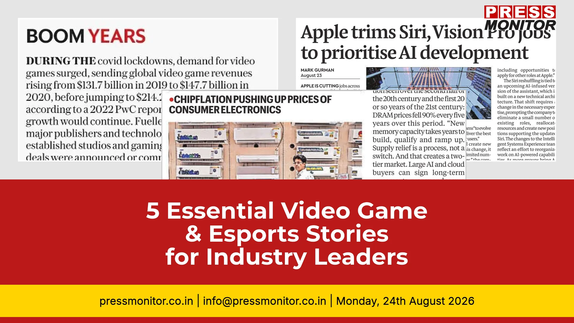 5 Essential Video Game & Esports Stories for Industry Leaders