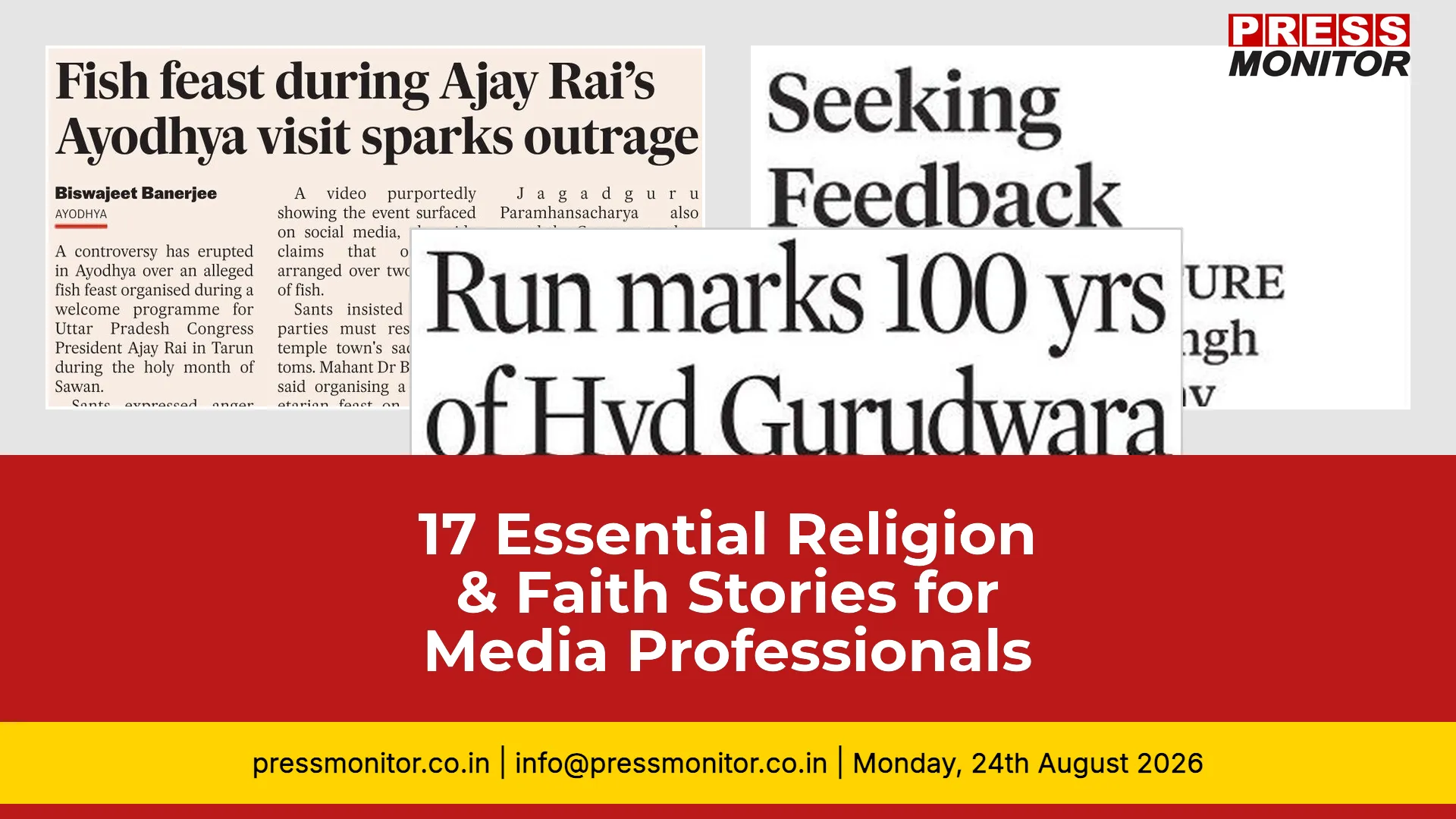 17 Essential Religion & Faith Stories for Media Intelligence Professionals
