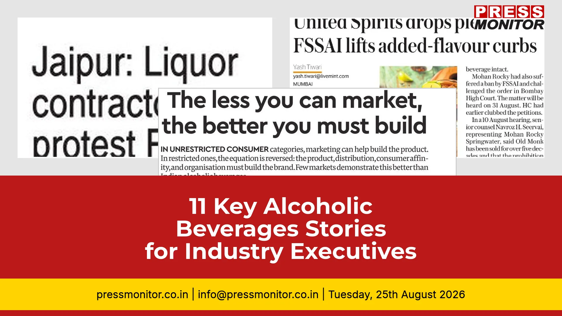11 Key Alcoholic Beverages Stories for Industry Executives