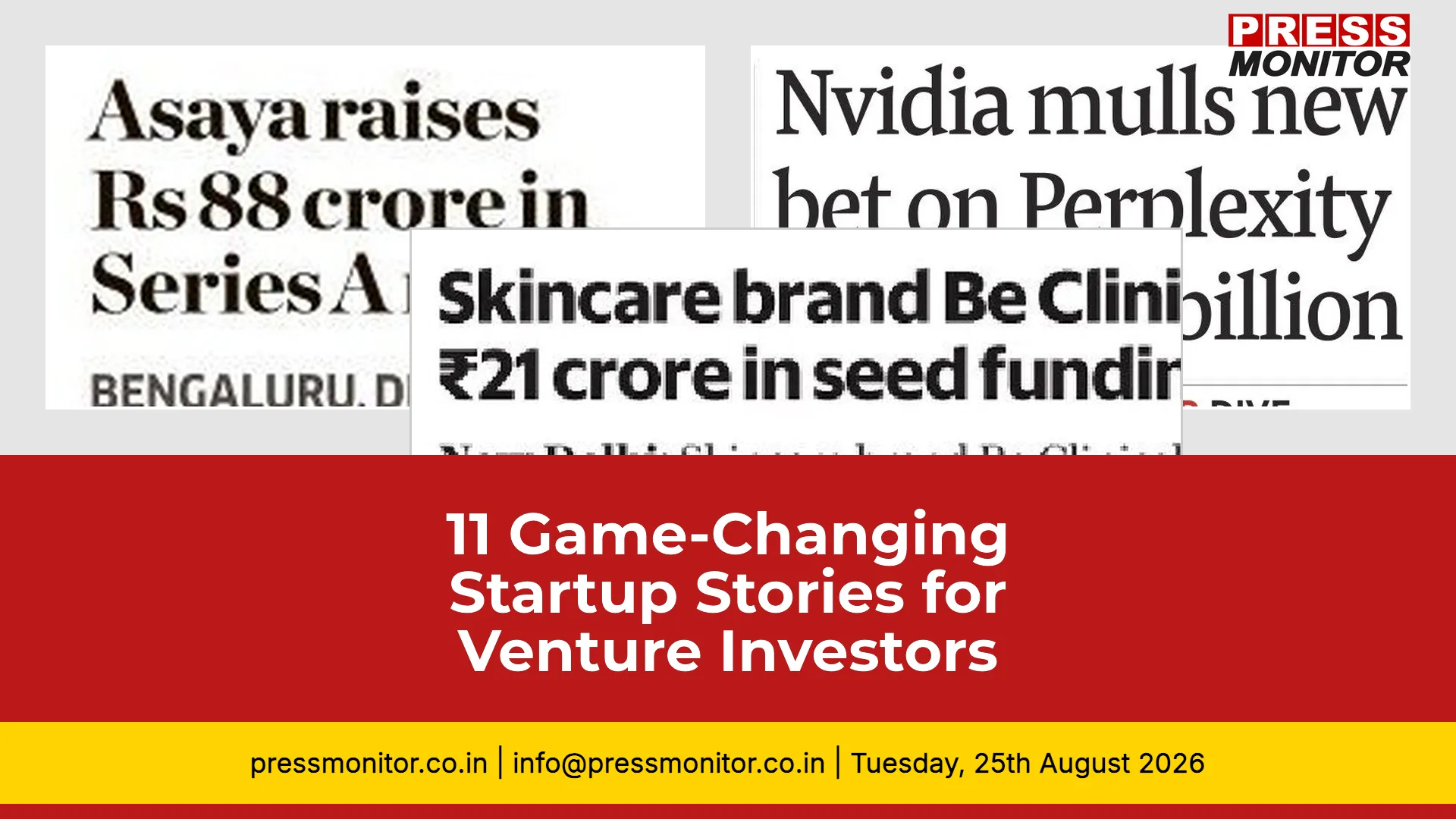 11 Game-Changing Startup Stories for Venture Investors