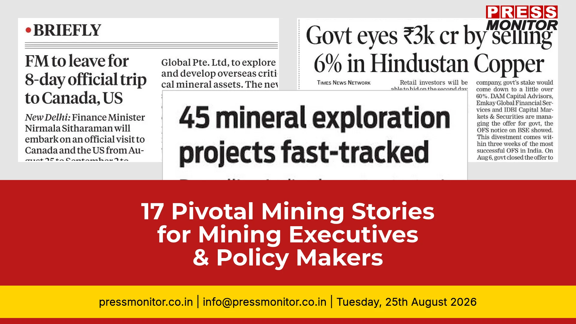17 Pivotal Mining Stories for Mining Executives & Policy Makers