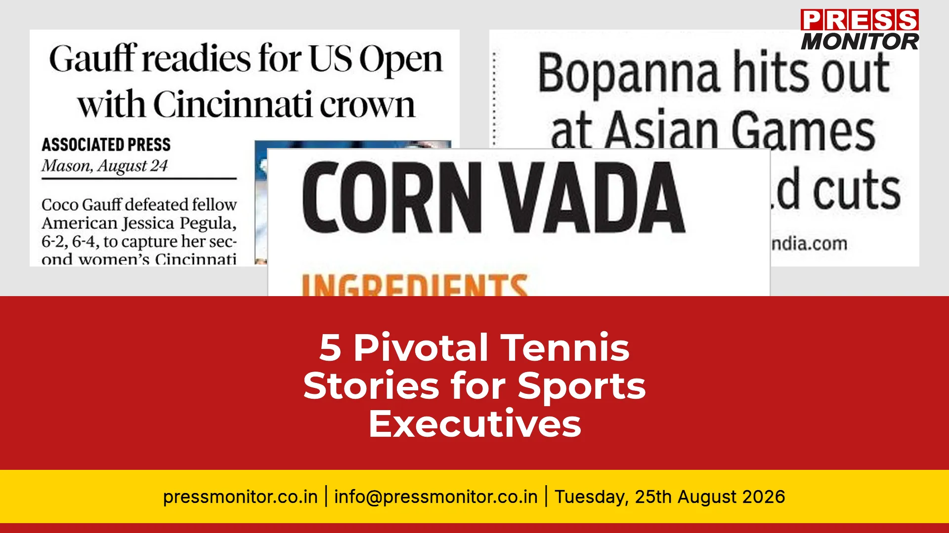 5 Pivotal Tennis Stories for Sports Executives