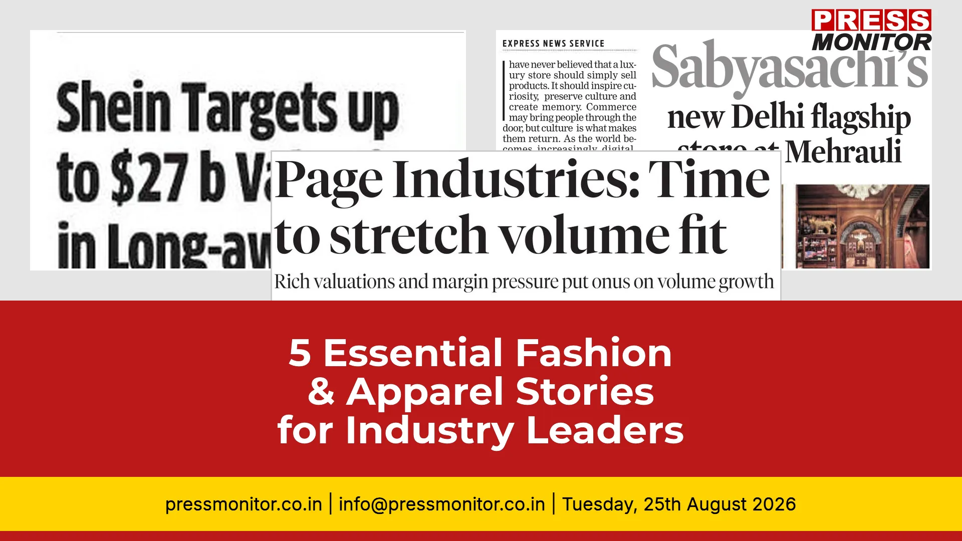 5 Essential Fashion & Apparel Stories for Industry Leaders