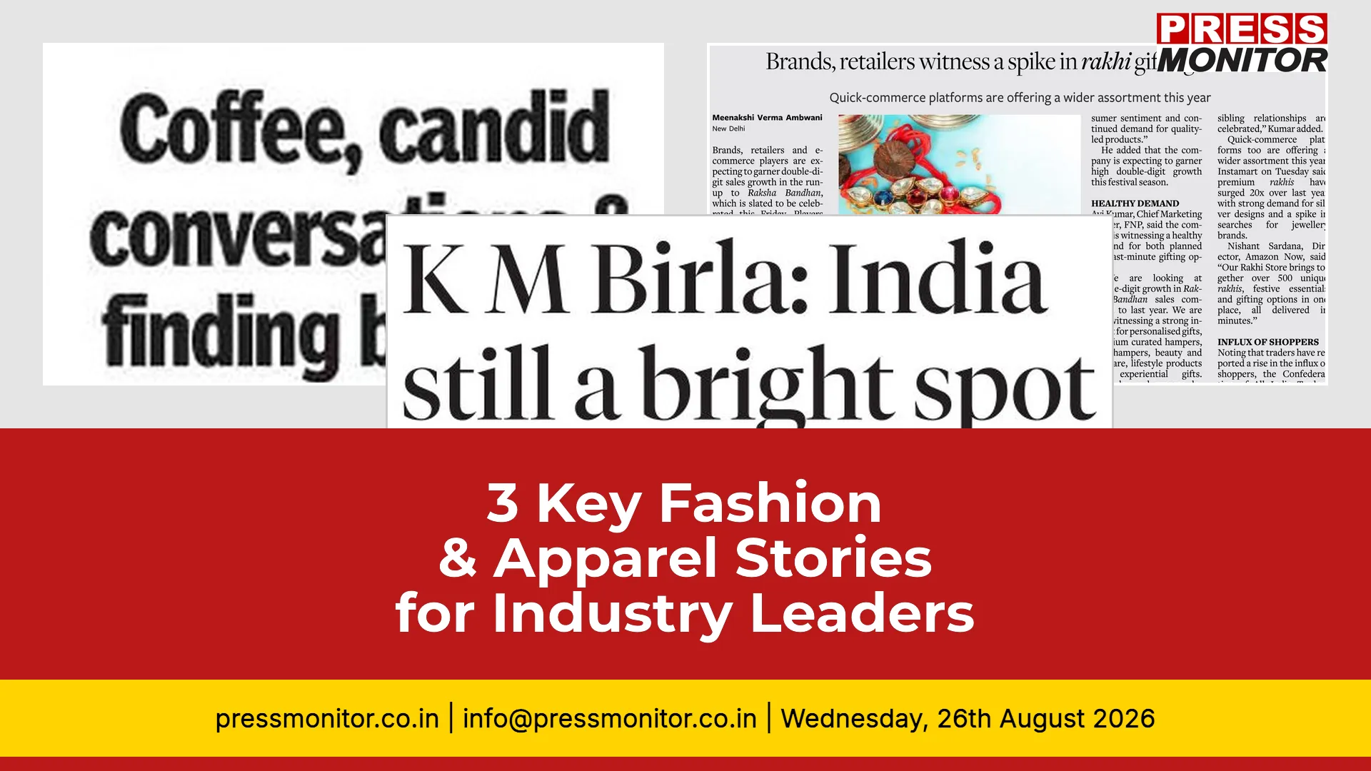 3 Key Fashion & Apparel Stories for Industry Leaders