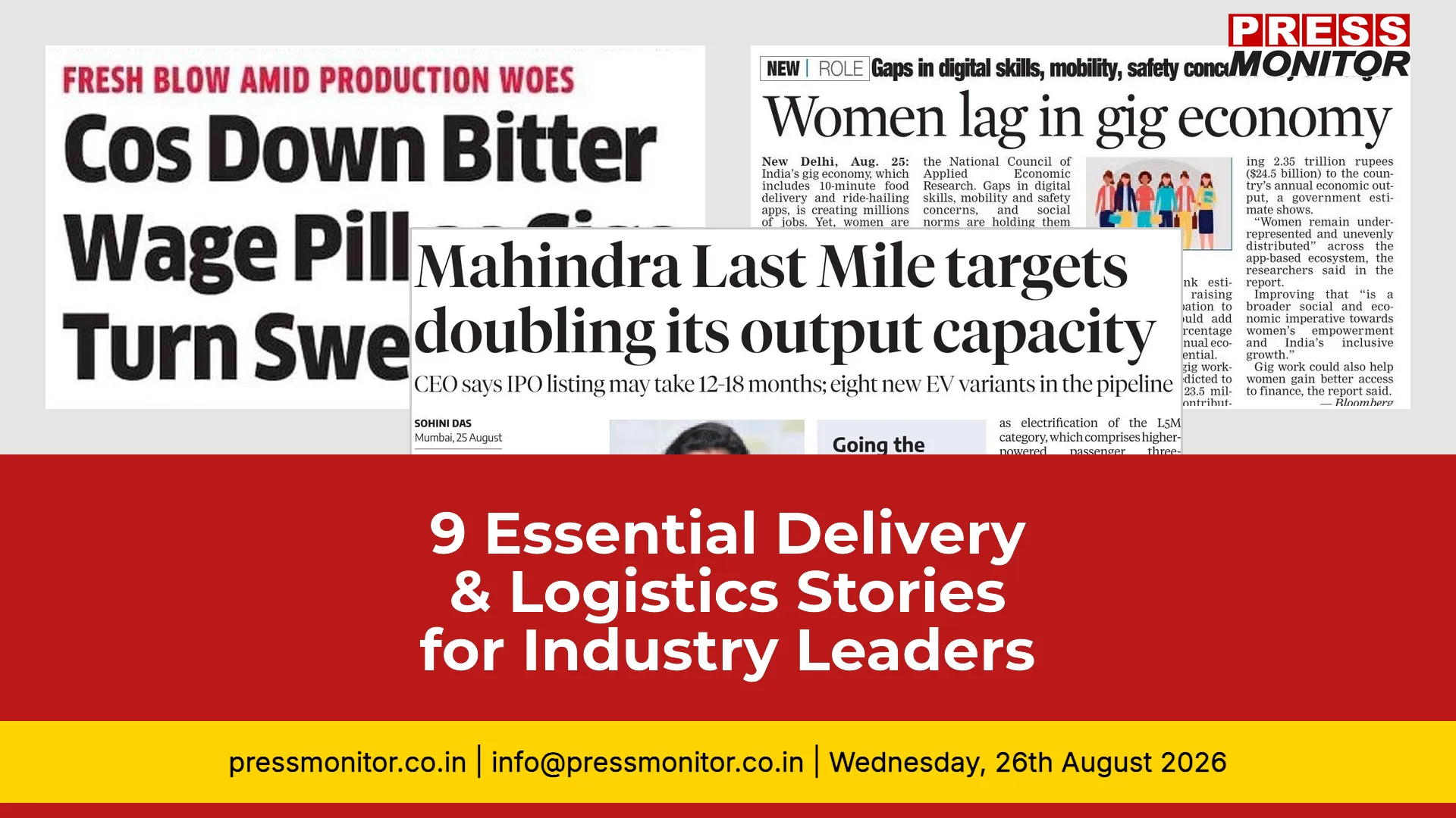 9 Essential Delivery & Logistics Stories for Industry Leaders
