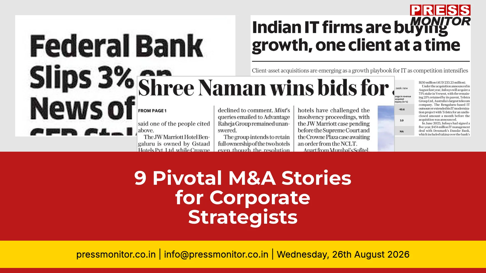 9 Pivotal M&A Stories for Corporate Strategists