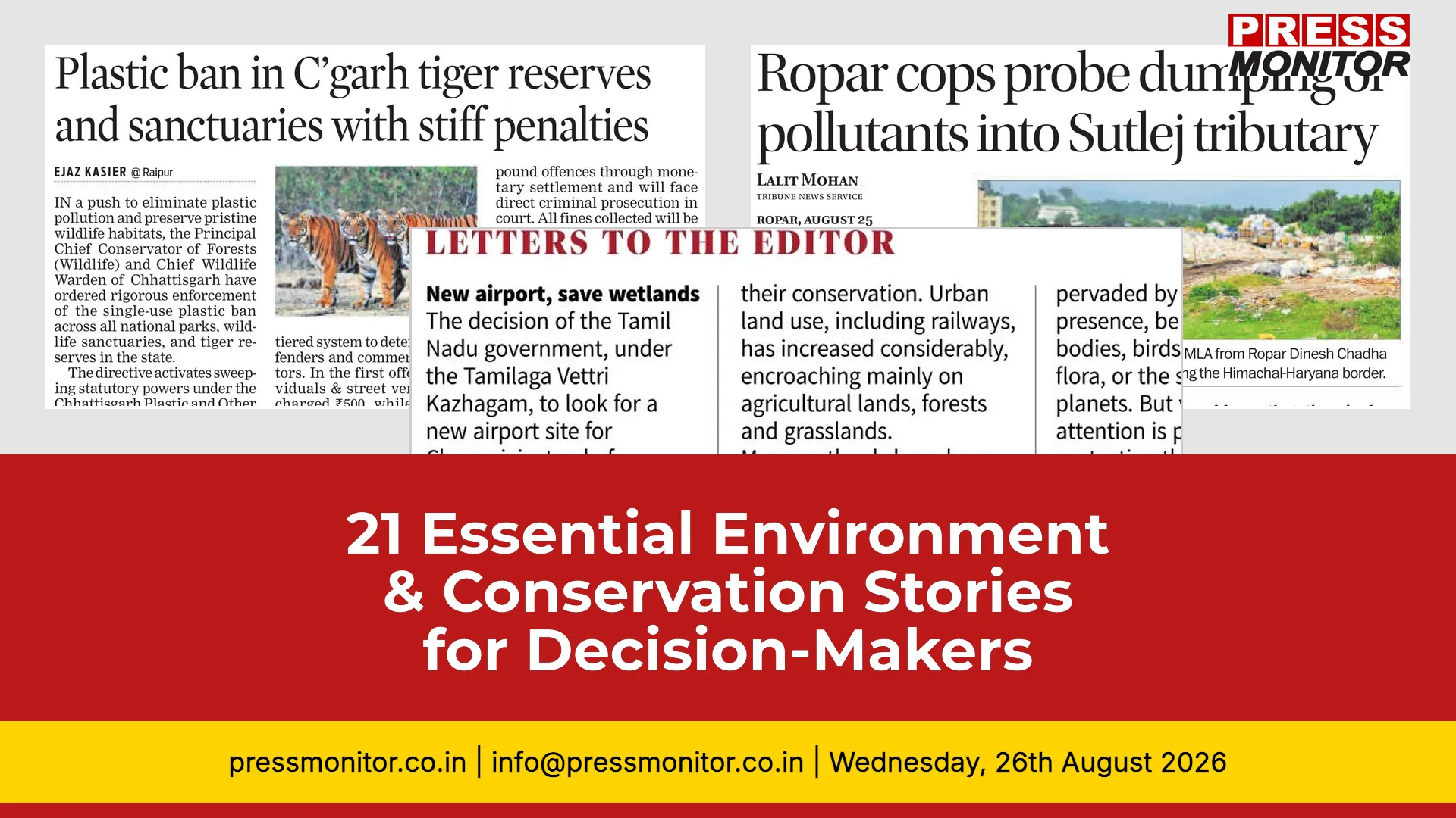 21 Essential Environment & Conservation Stories for Decision-Makers