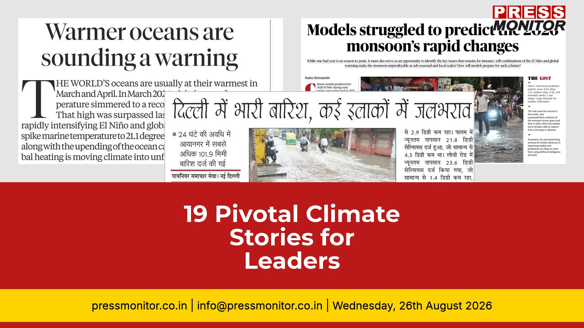 19 Pivotal Climate Stories for Leaders