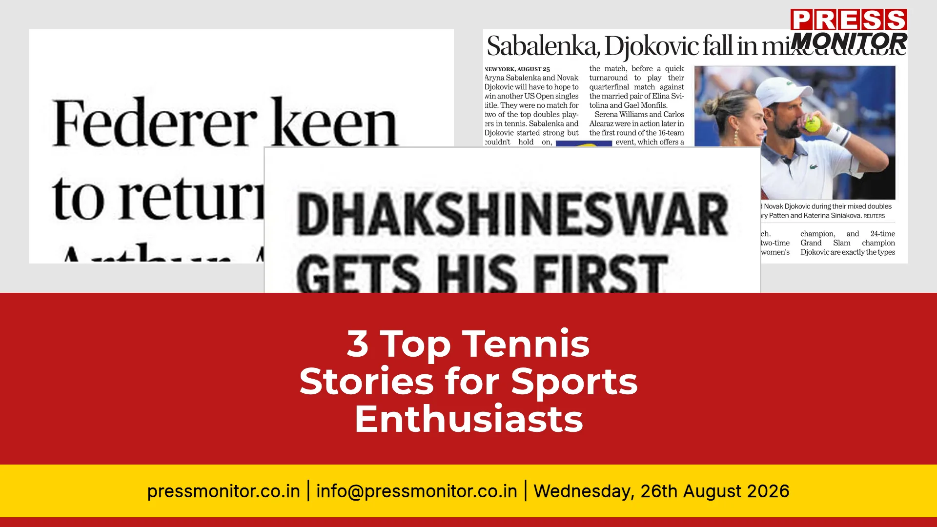 3 Top Tennis Stories for Sports Enthusiasts