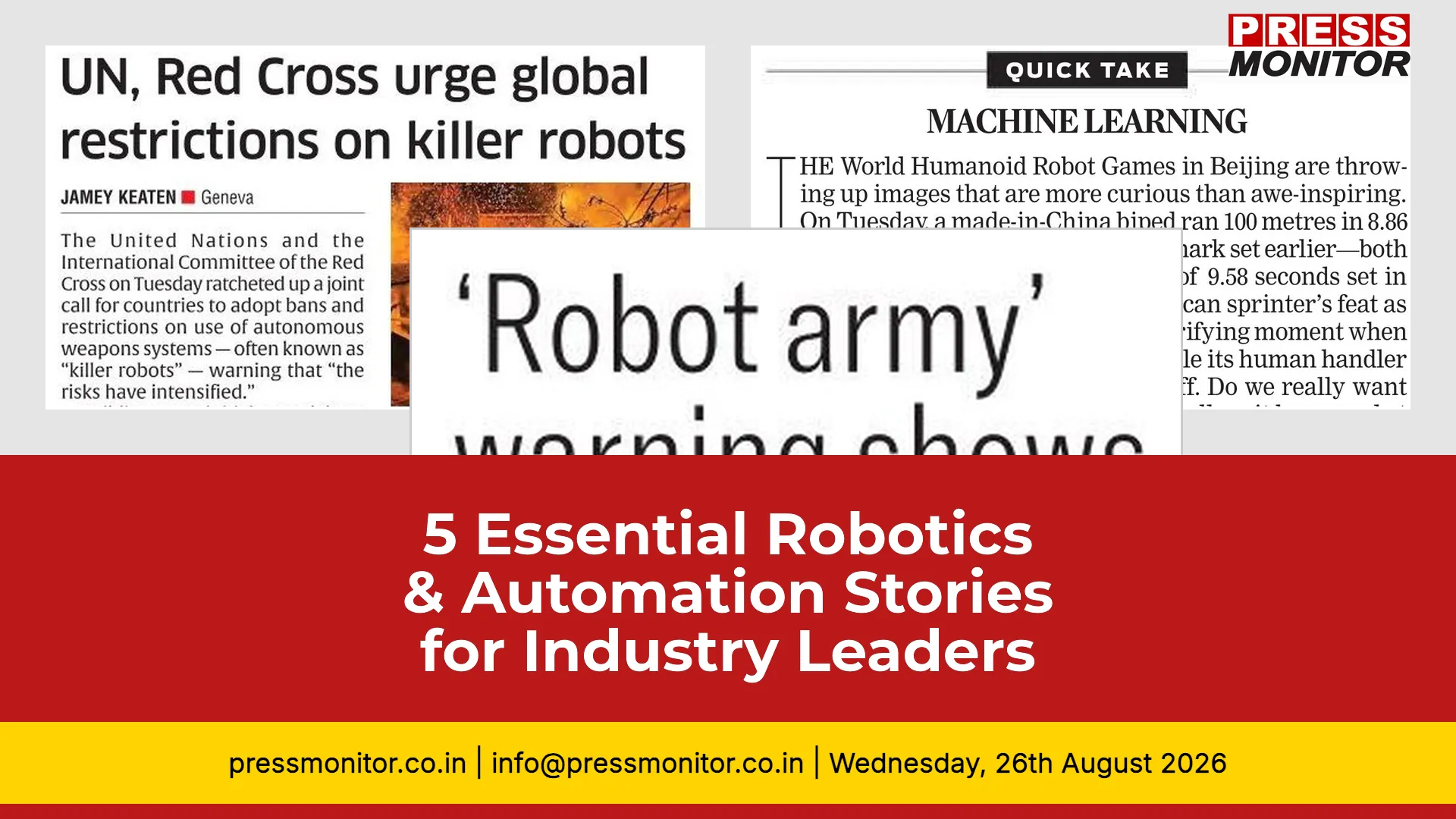 5 Essential Robotics & Automation Stories for Industry Leaders