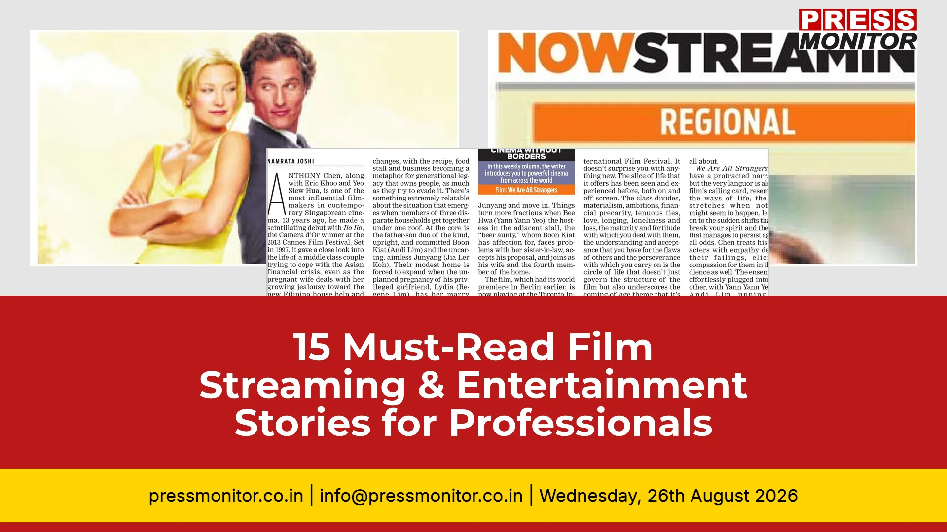 15 Must-Read Film, Streaming & Entertainment Stories for Professionals