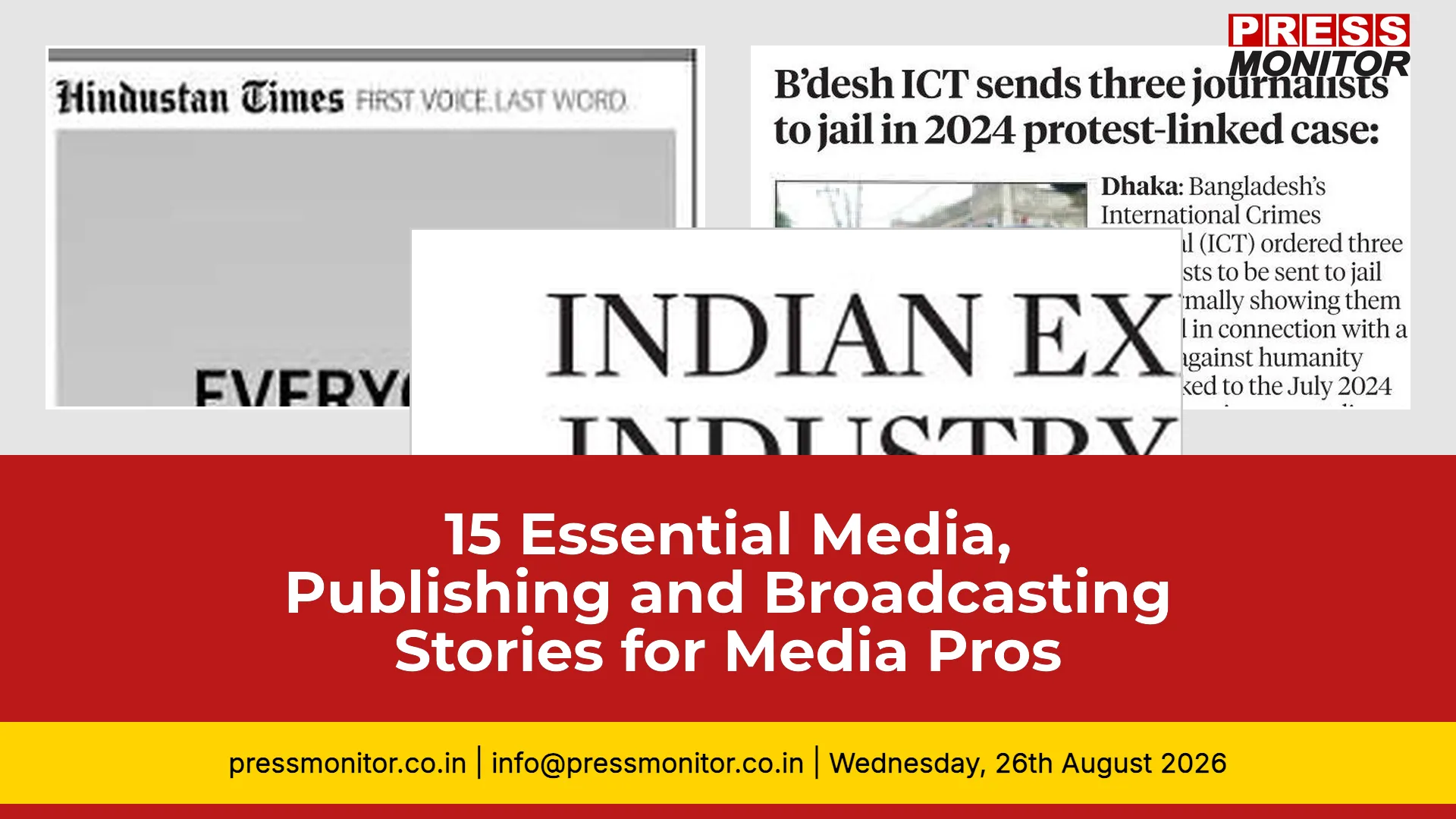 15 Essential Media, Publishing and Broadcasting Stories for Media Professionals